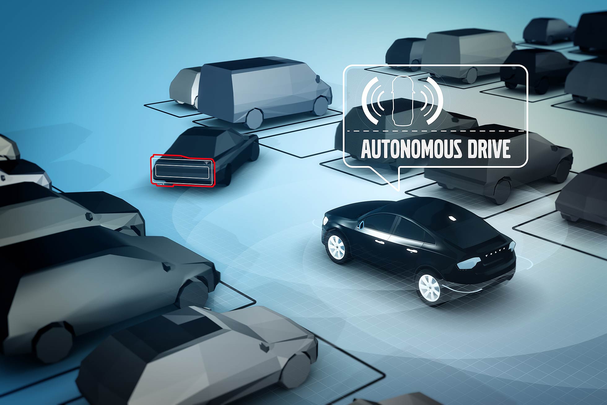 Volvo autonomous parking app
