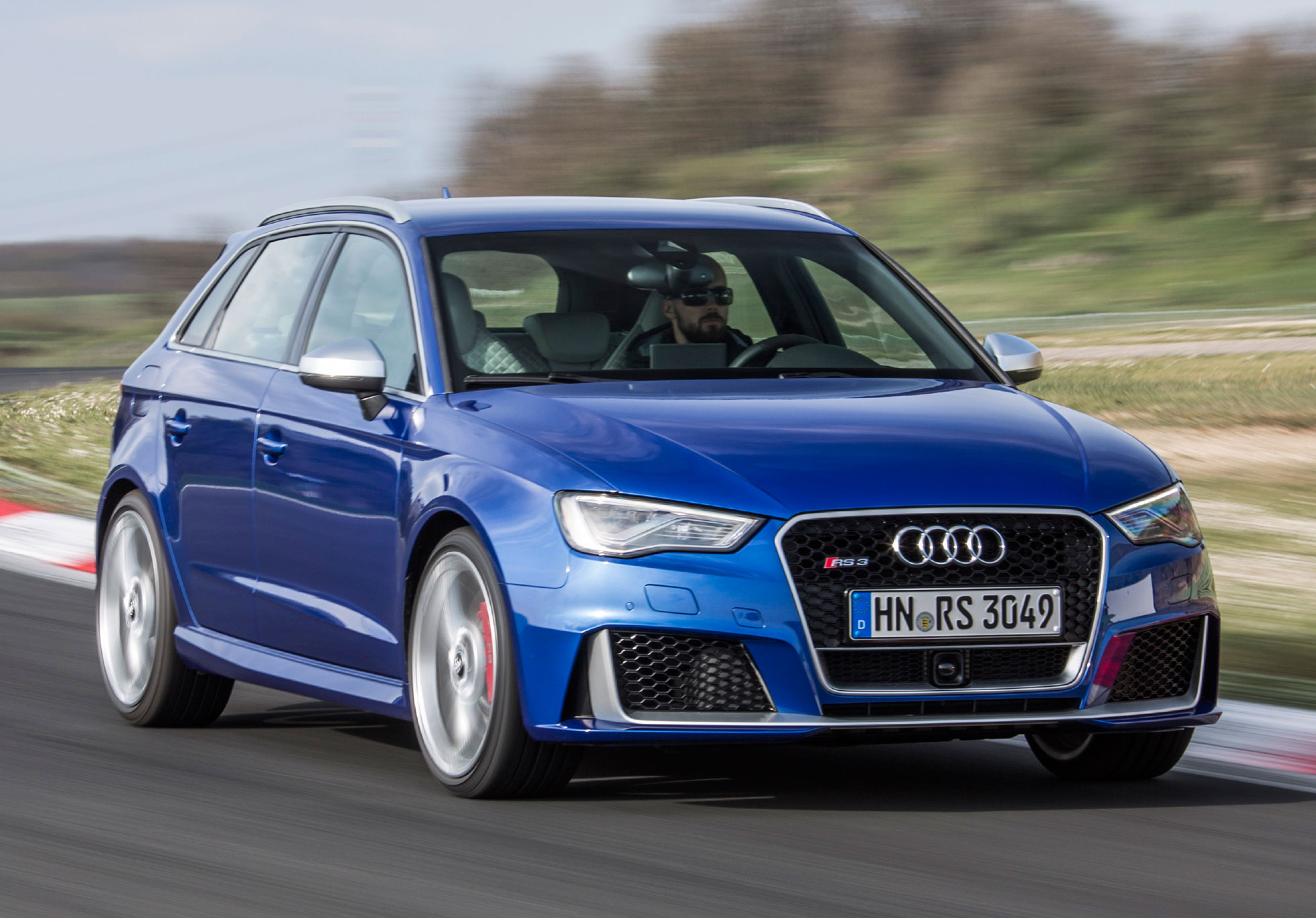 The new Audi RS3 Sportback punches well above its weight in performance ter...