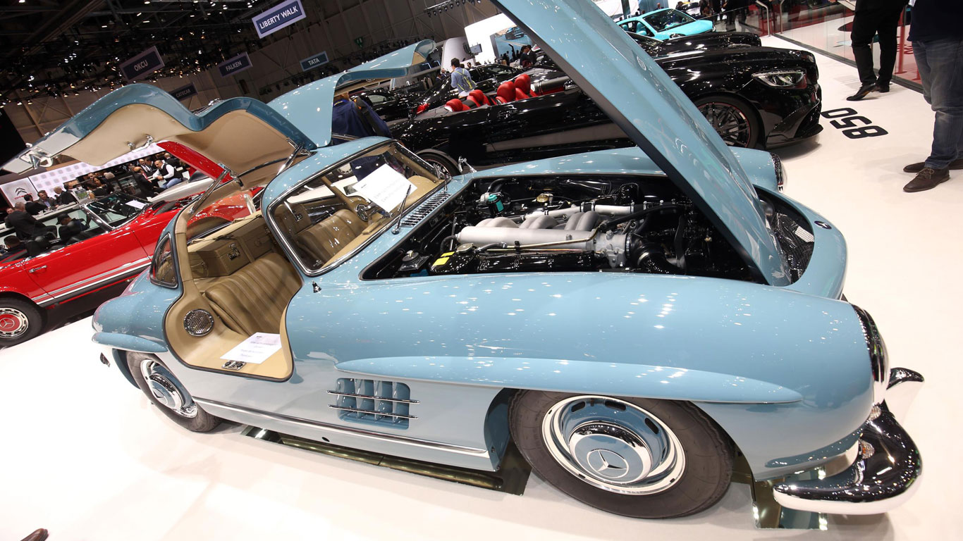 Classic and retro cars at the Geneva Motor Show