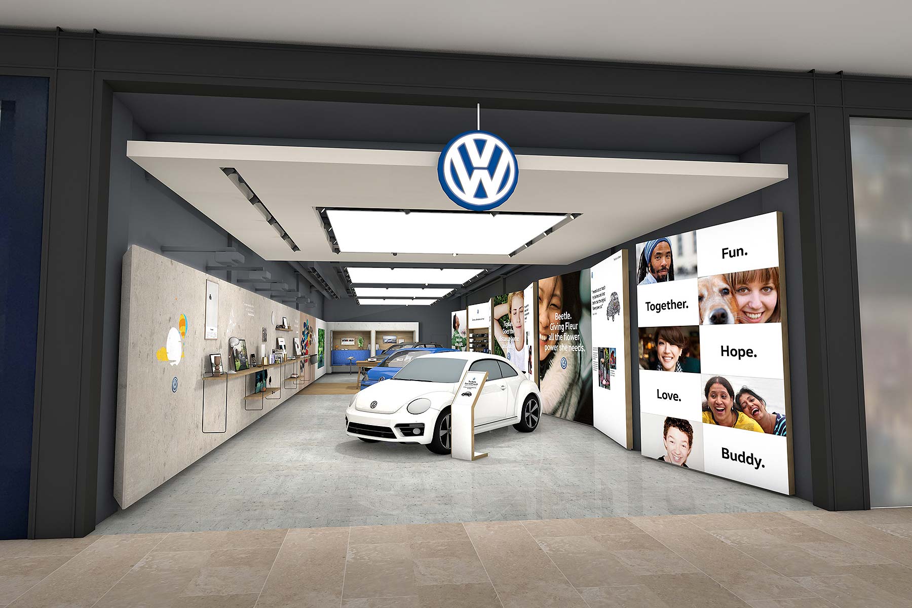That is car in the shop. Volkswagen Showroom. Автомобильные шоу-румы в торговых центрах. Автомобиль в торговом центре. Экспонирование автомобиля.