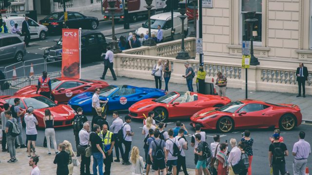 Ferraris take over London