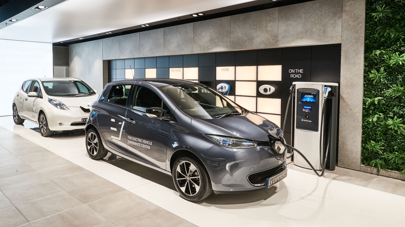 Visit the showroom where you can test drive every electric car