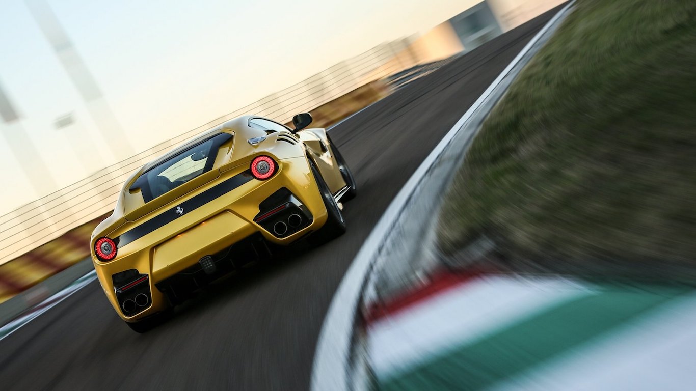 10. Ferrari - @ferrari - 4.1m