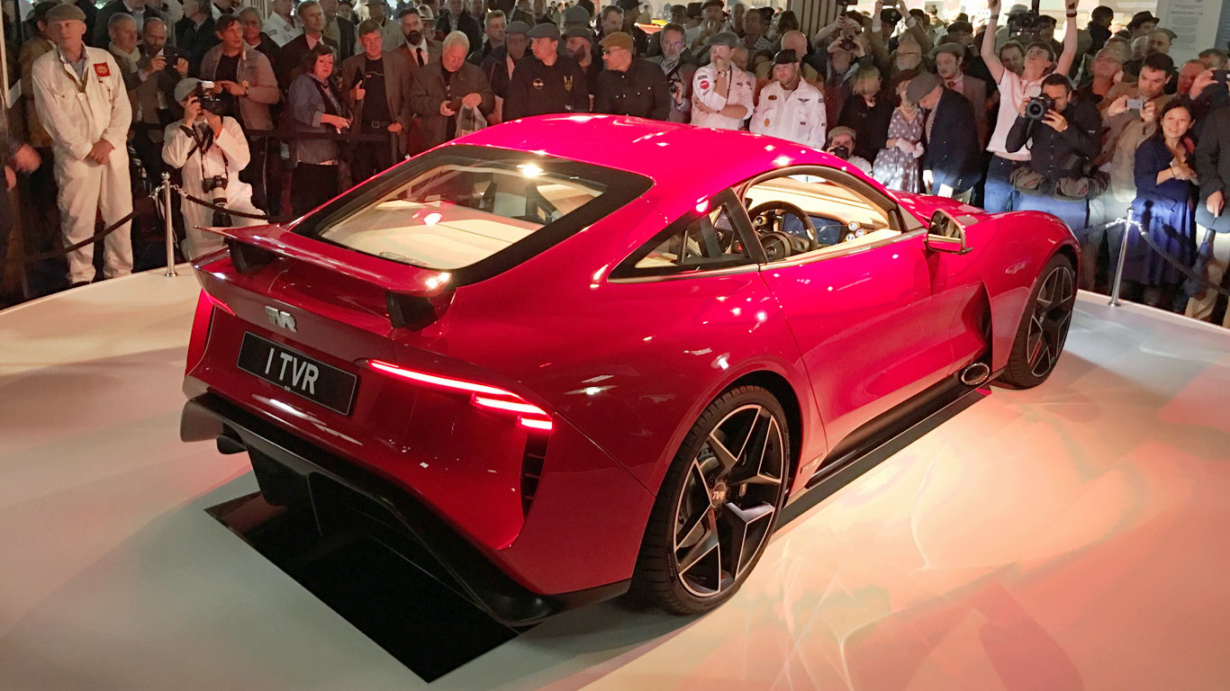 New TVR Griffith revealed at Goodwood Revival