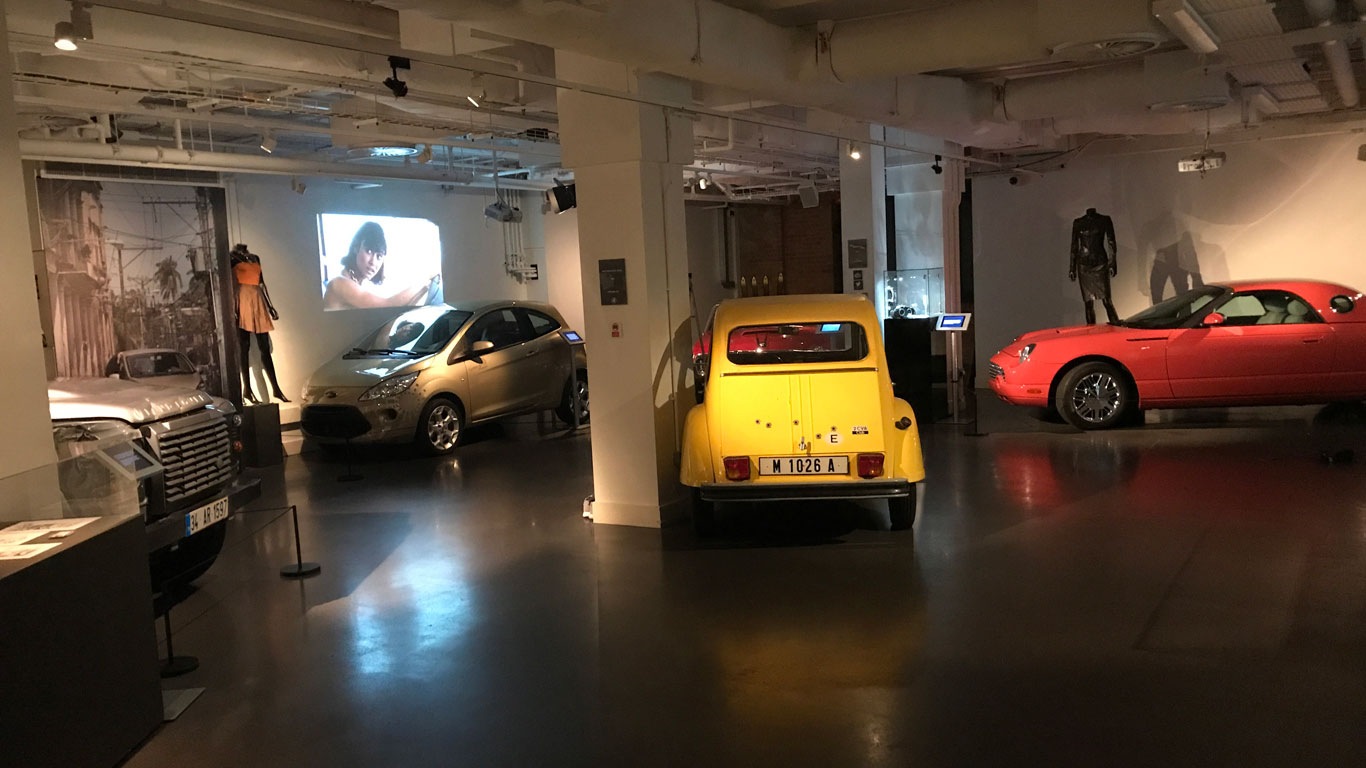 Bond girls cars on show in London
