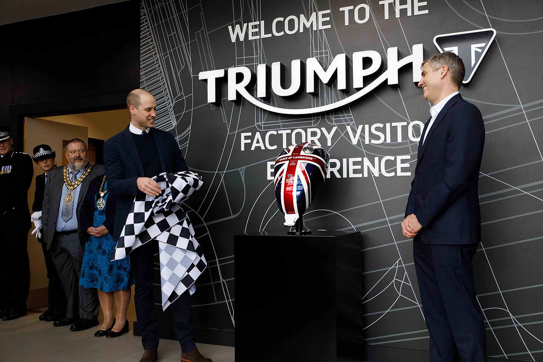Triumph Motorcycles and HRH the Duke of Cambridge