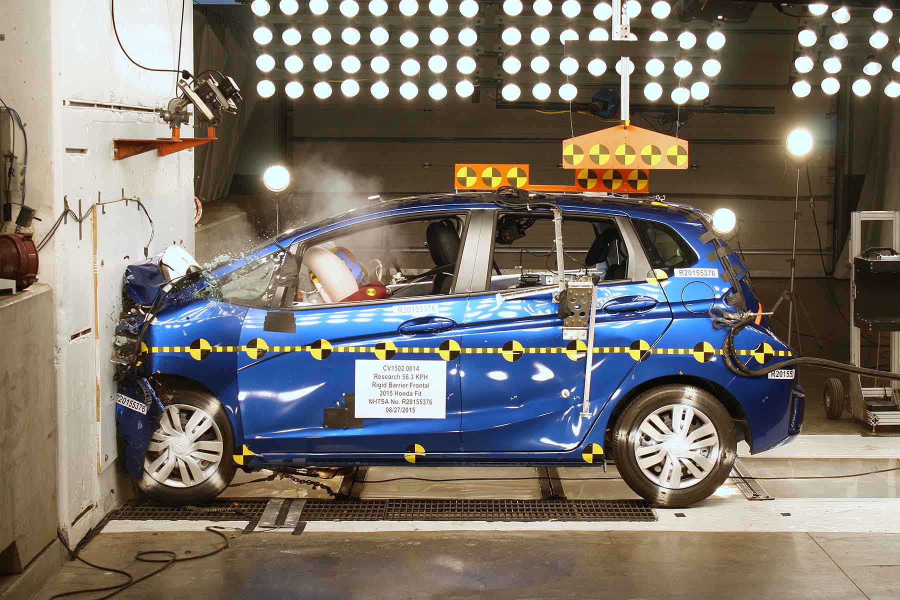 NHTSA crash test: Honda Fit