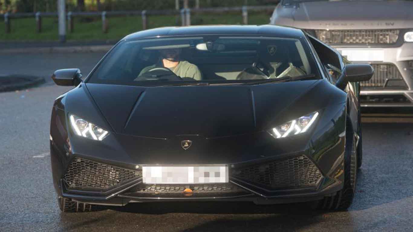 Exotic cars of the England World Cup squad
