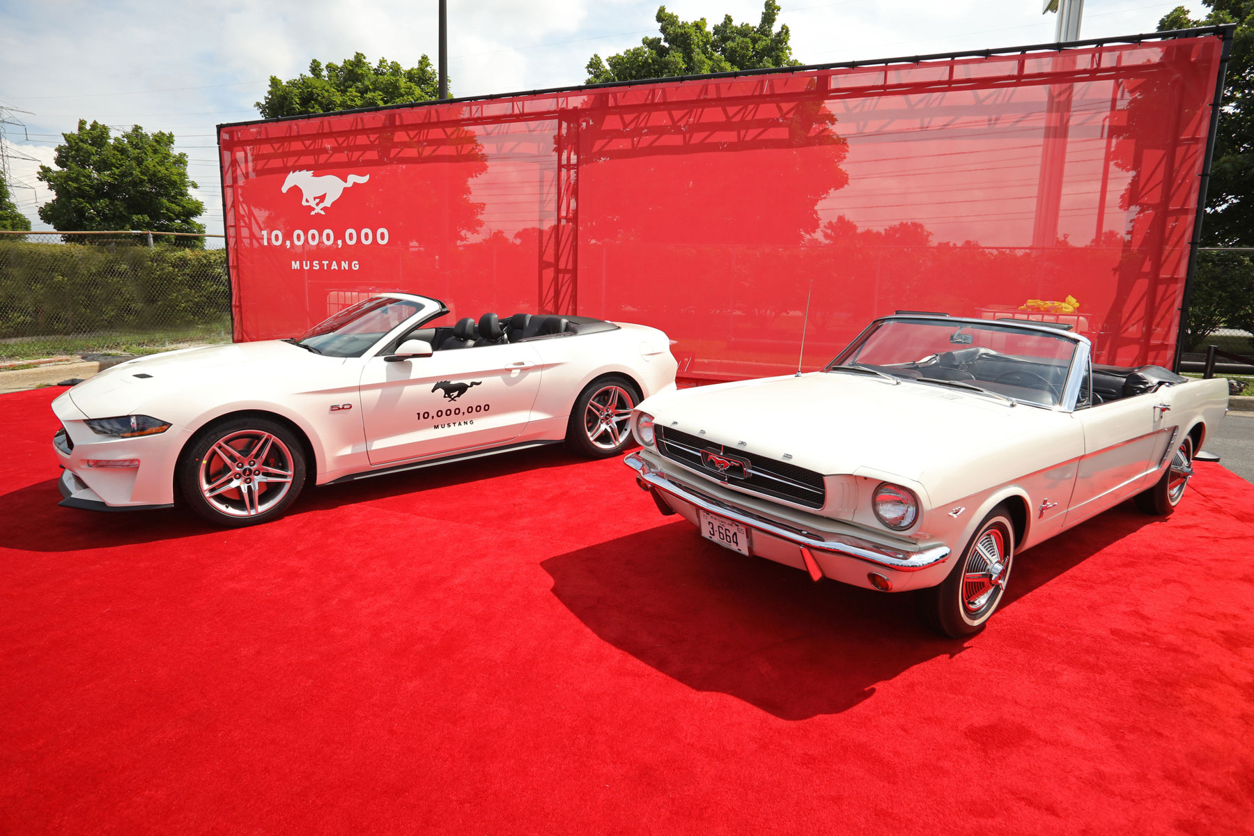 First meets 10 millionth Mustang