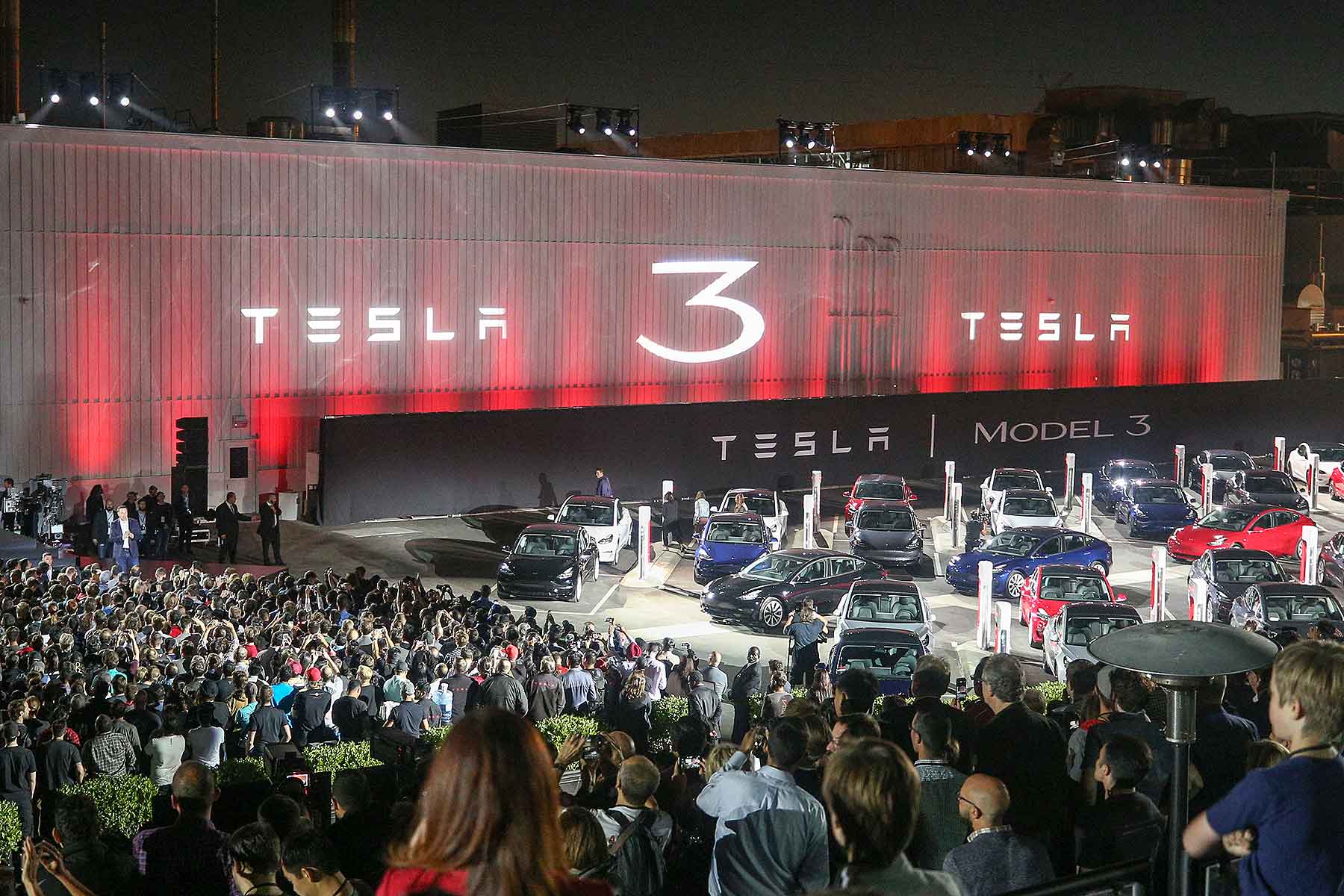 Tesla Model 3 delivery event