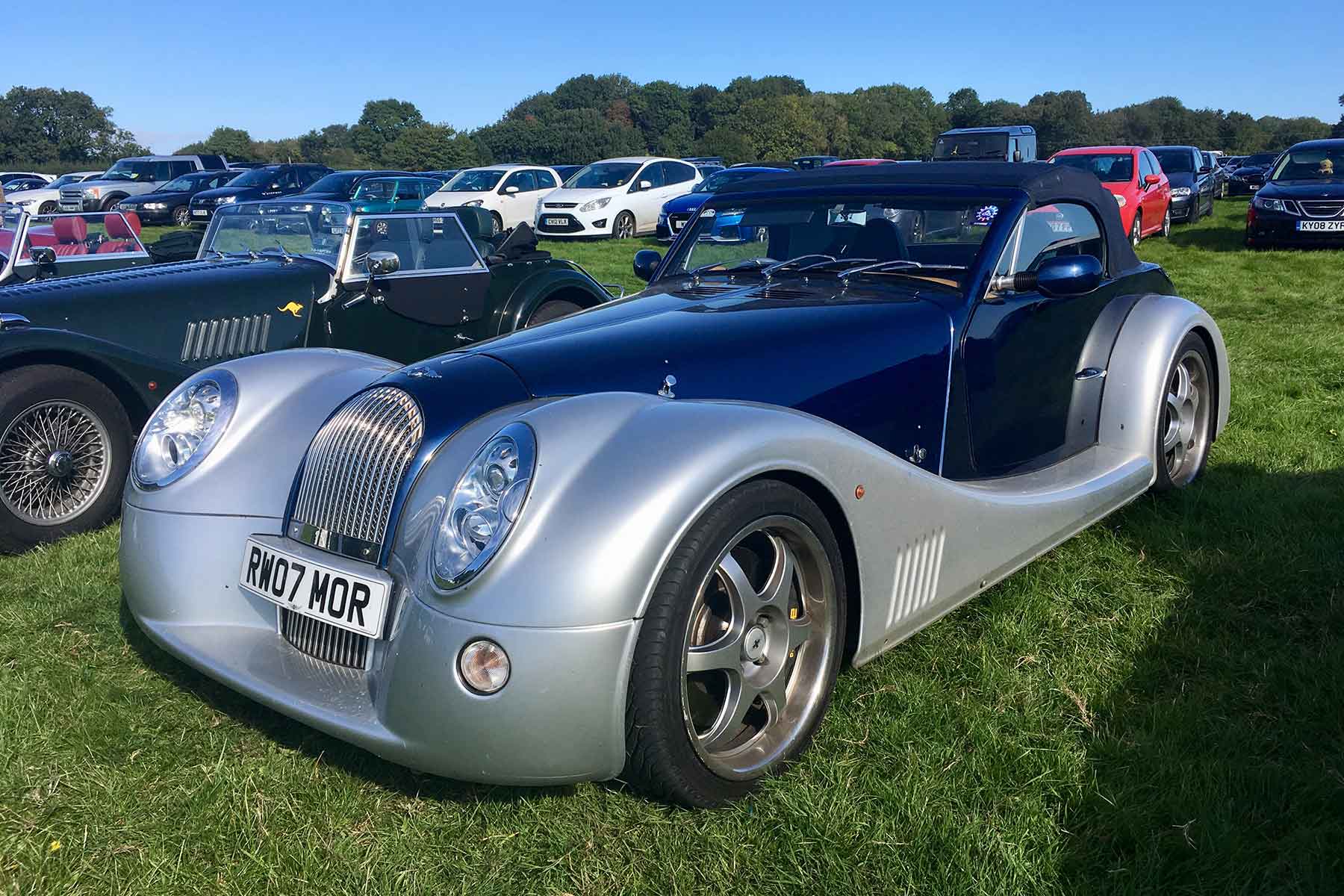 Amazing cars of the Goodwood Revival car park