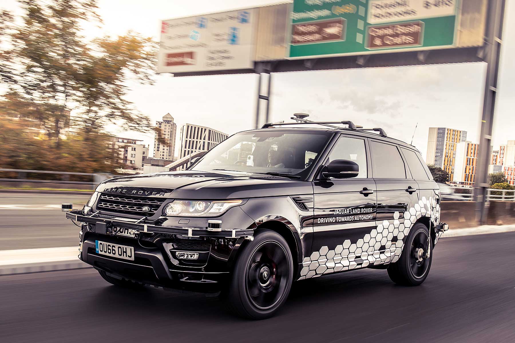 Autonomous Range Rover Sport in Coventry