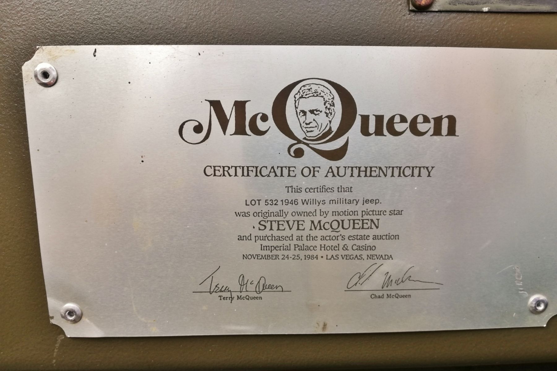 Steve McQueen Jeep