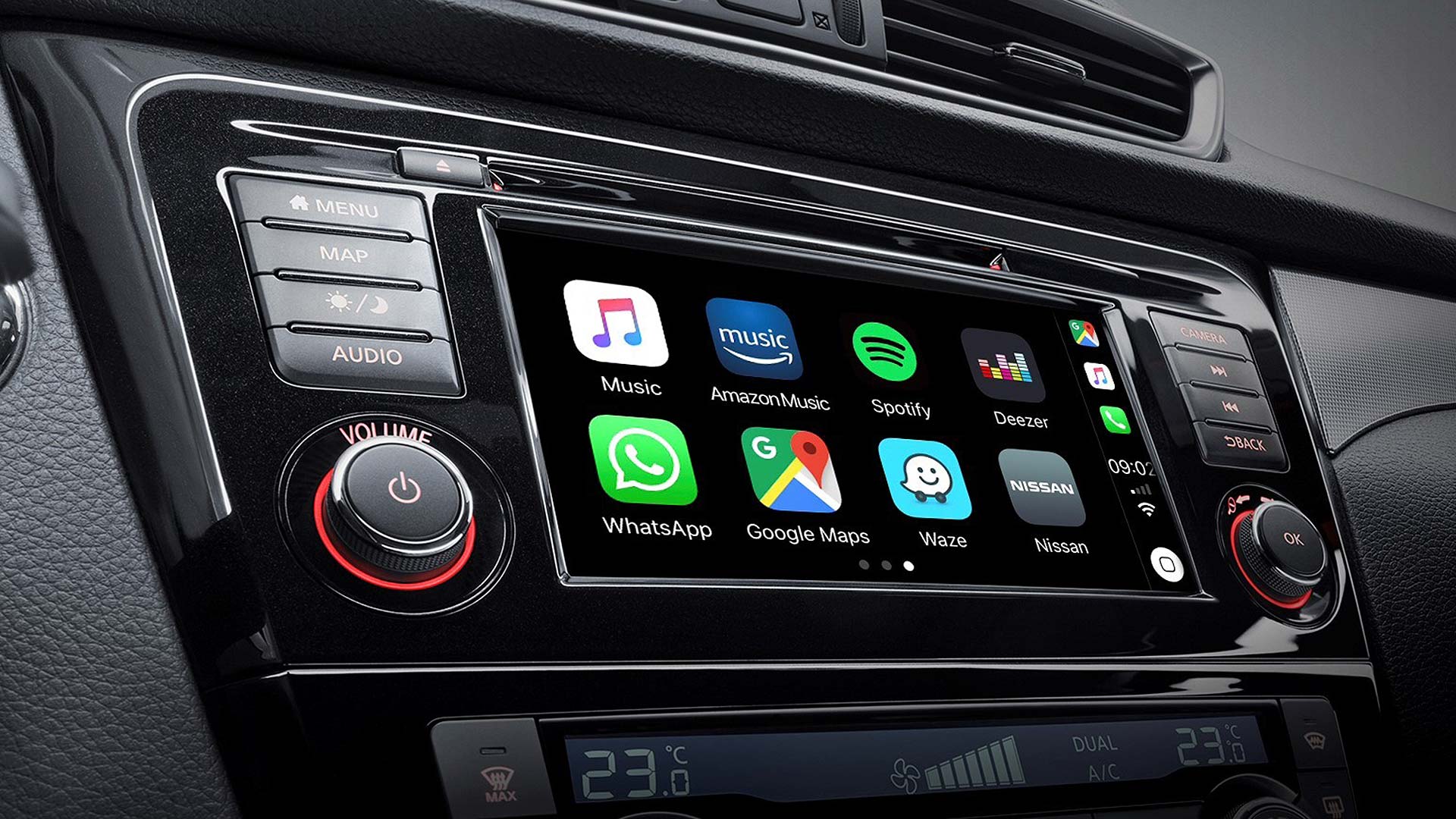 2019 Nissan Connect infotainment with Apple CarPlay
