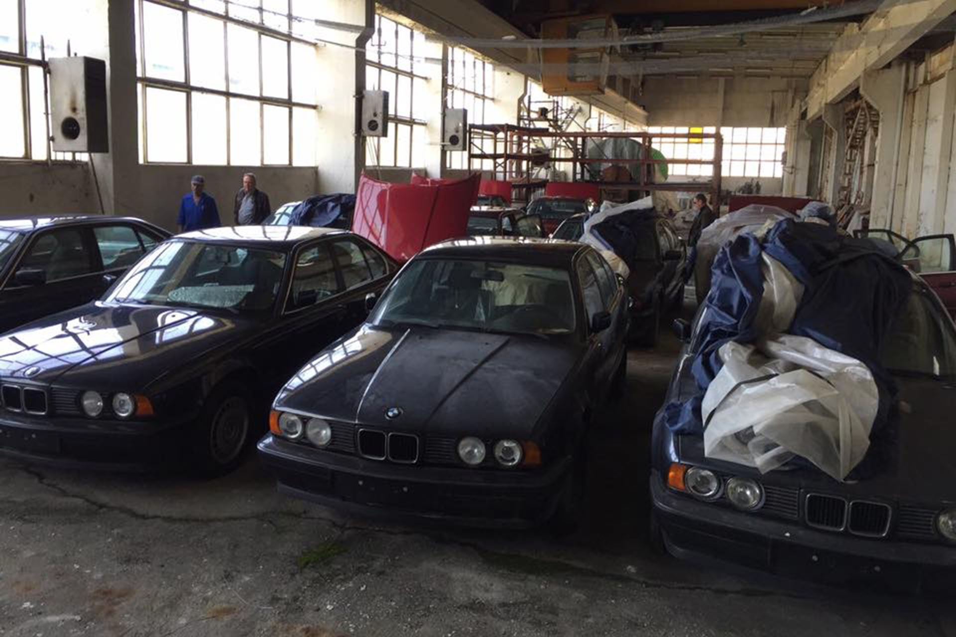 Abandoned zero mileage BMWs found in Bulgarian warehouse