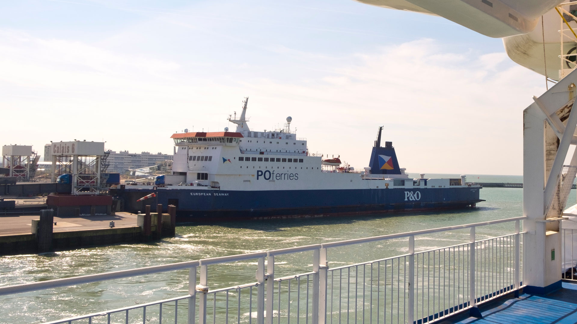Calais ferry port