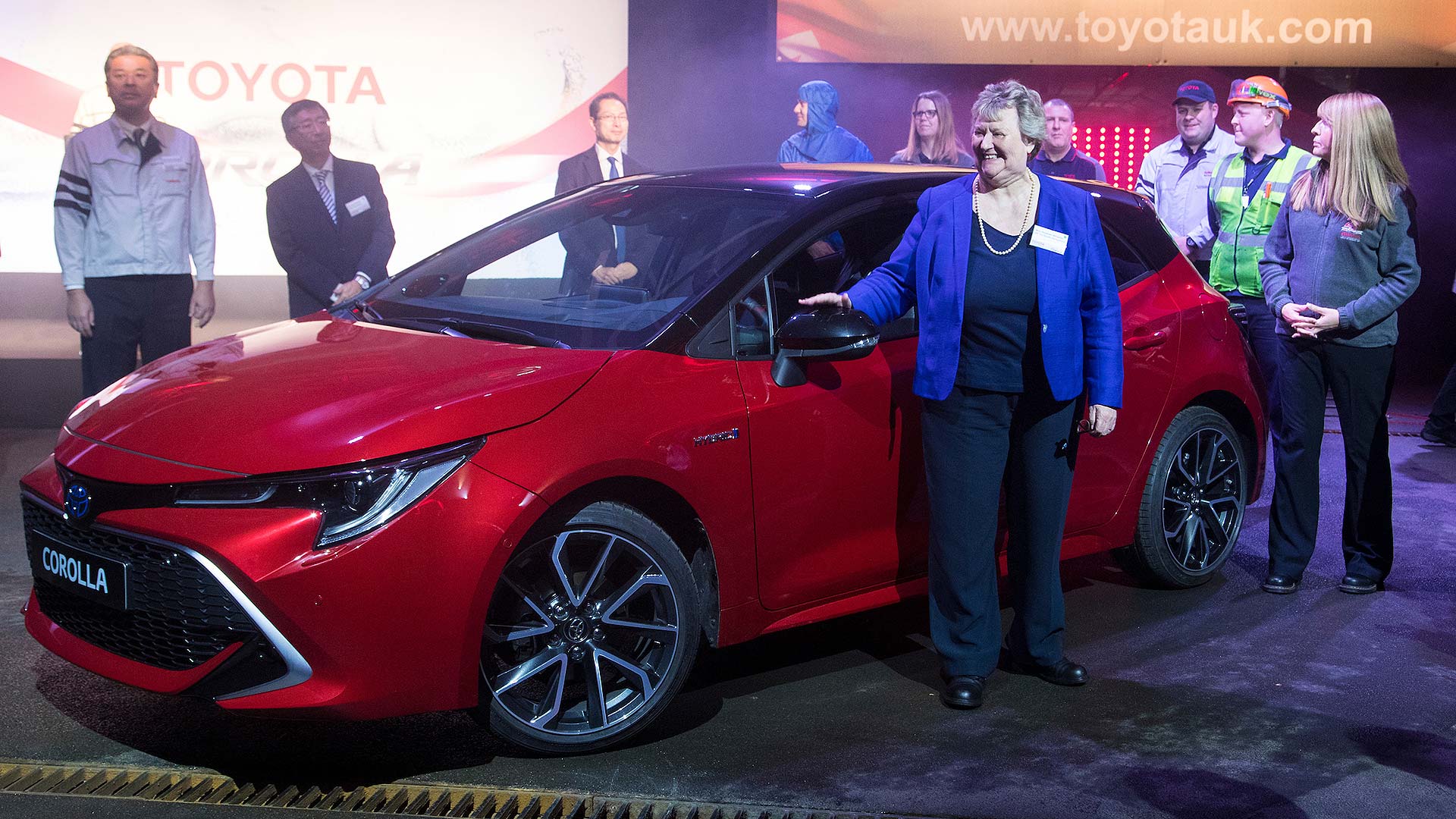 New 2019 Toyota Corolla start of production ceremony