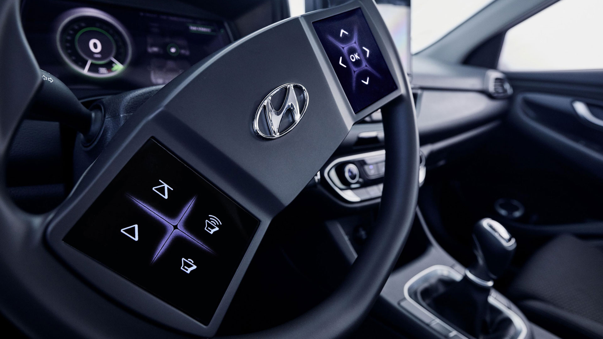 Hyundai future steering wheel
