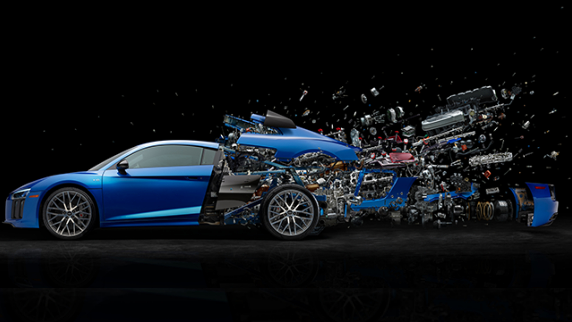 Audi R8 exploded view