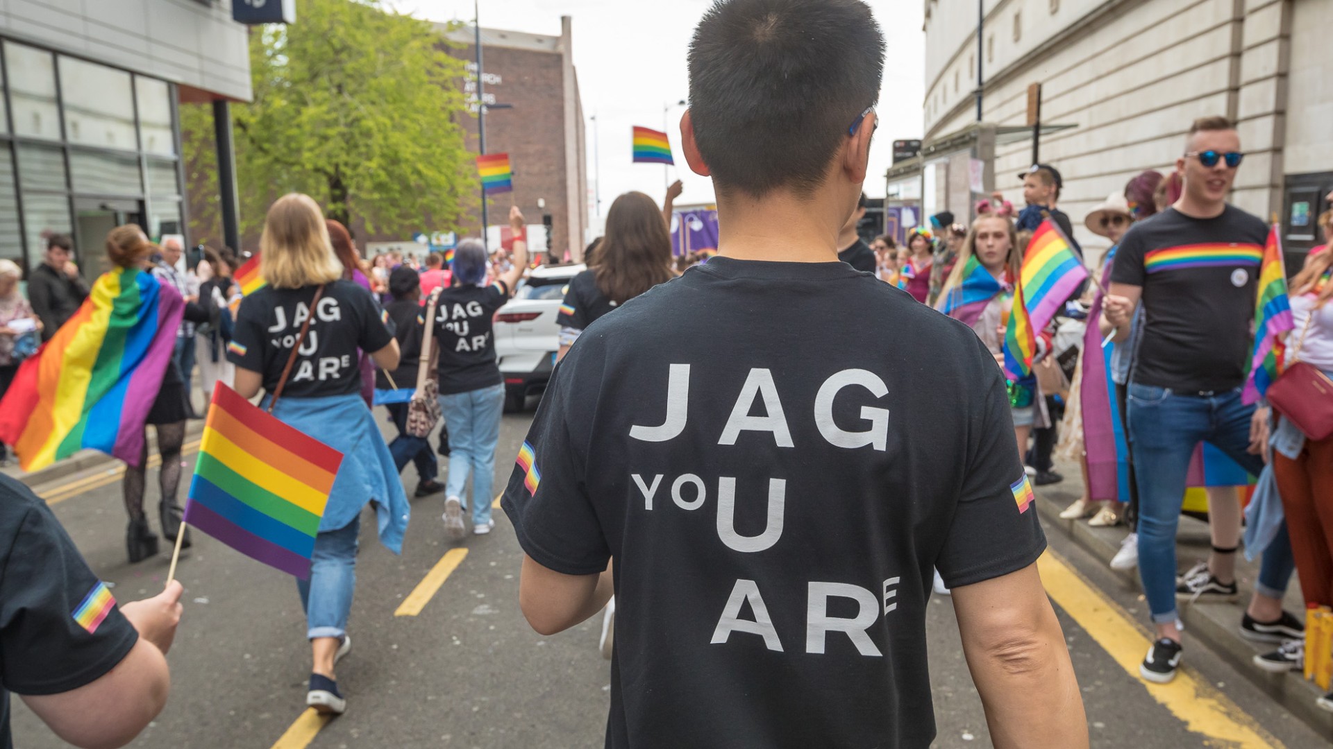 Jaguar I-Pace at Birmingham Pride 2019