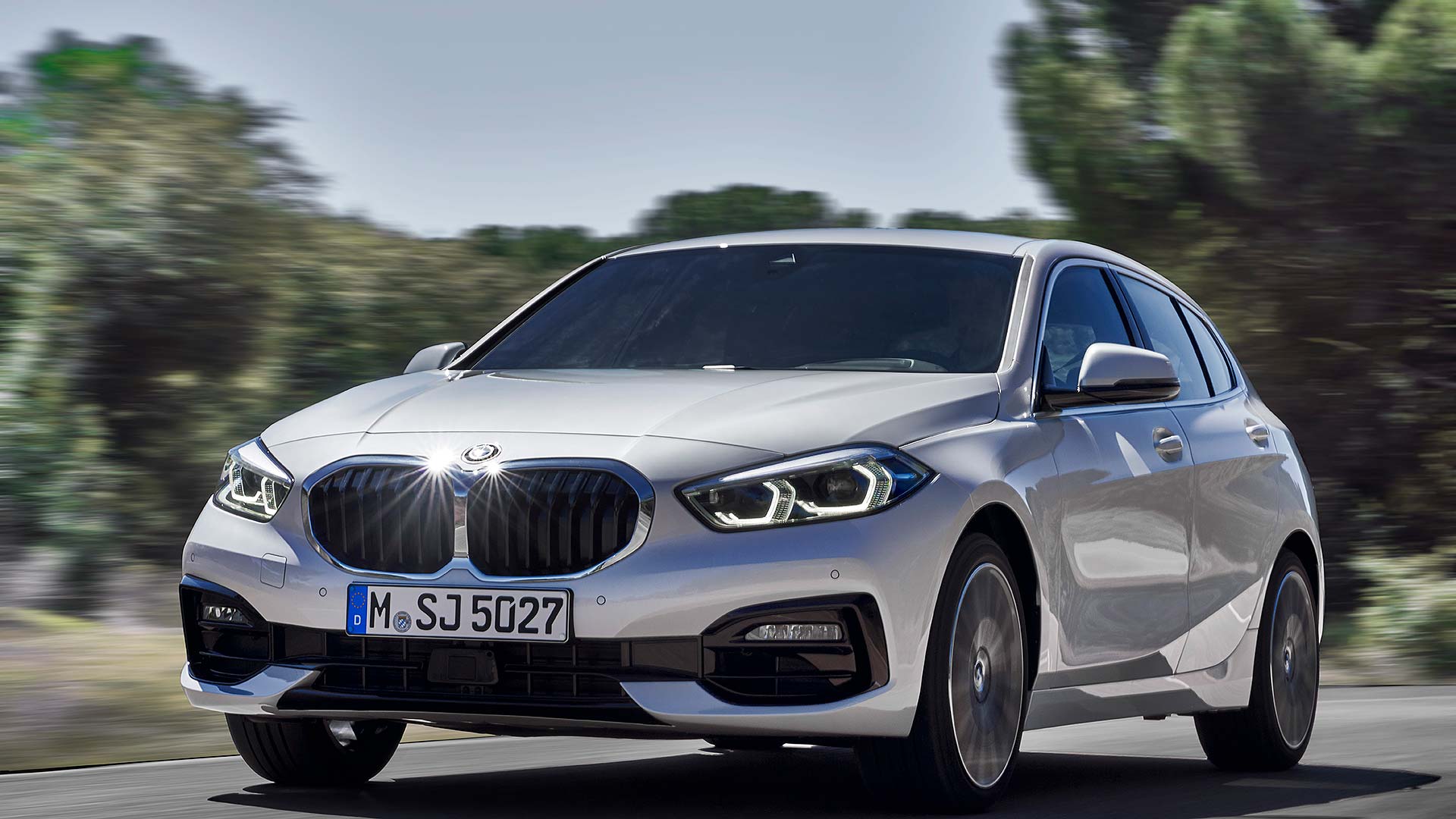 New BMW 1 Series in white