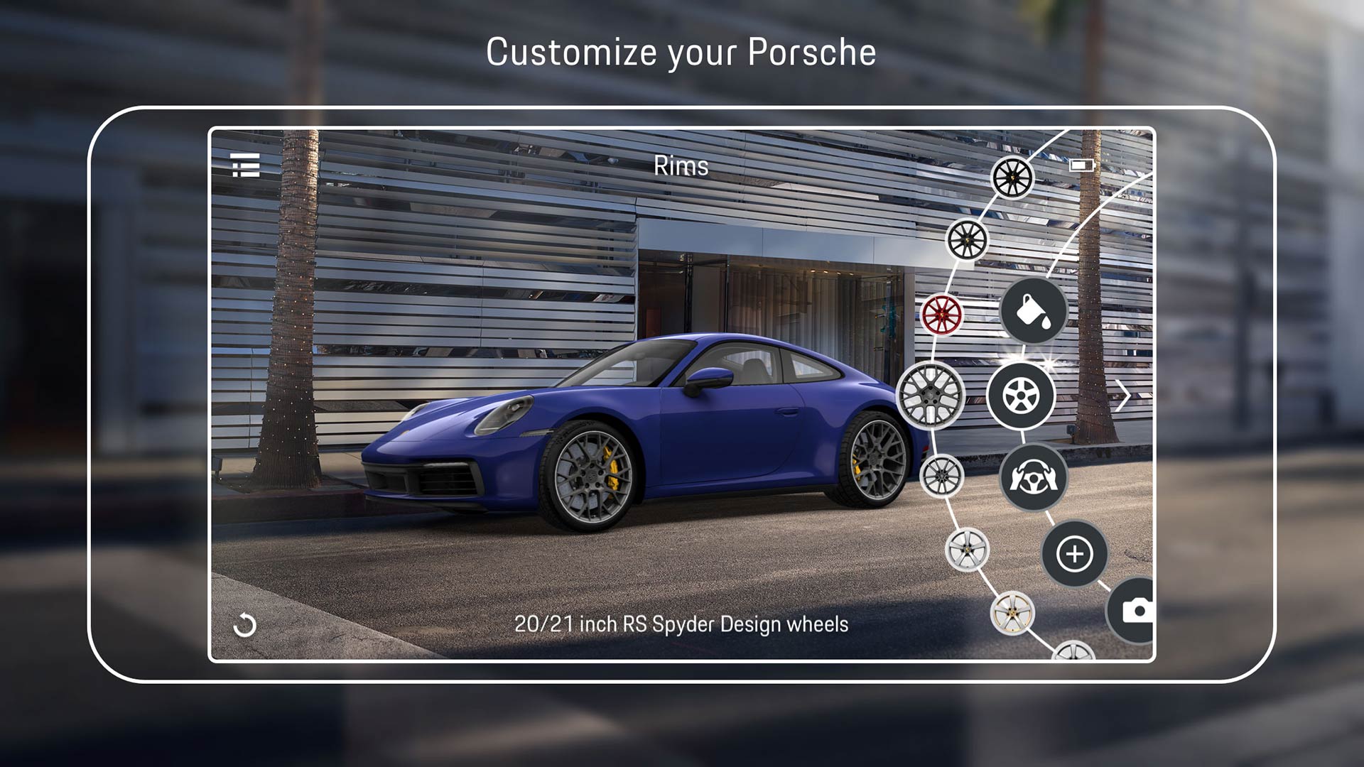 Porsche AR 3D Configurator App