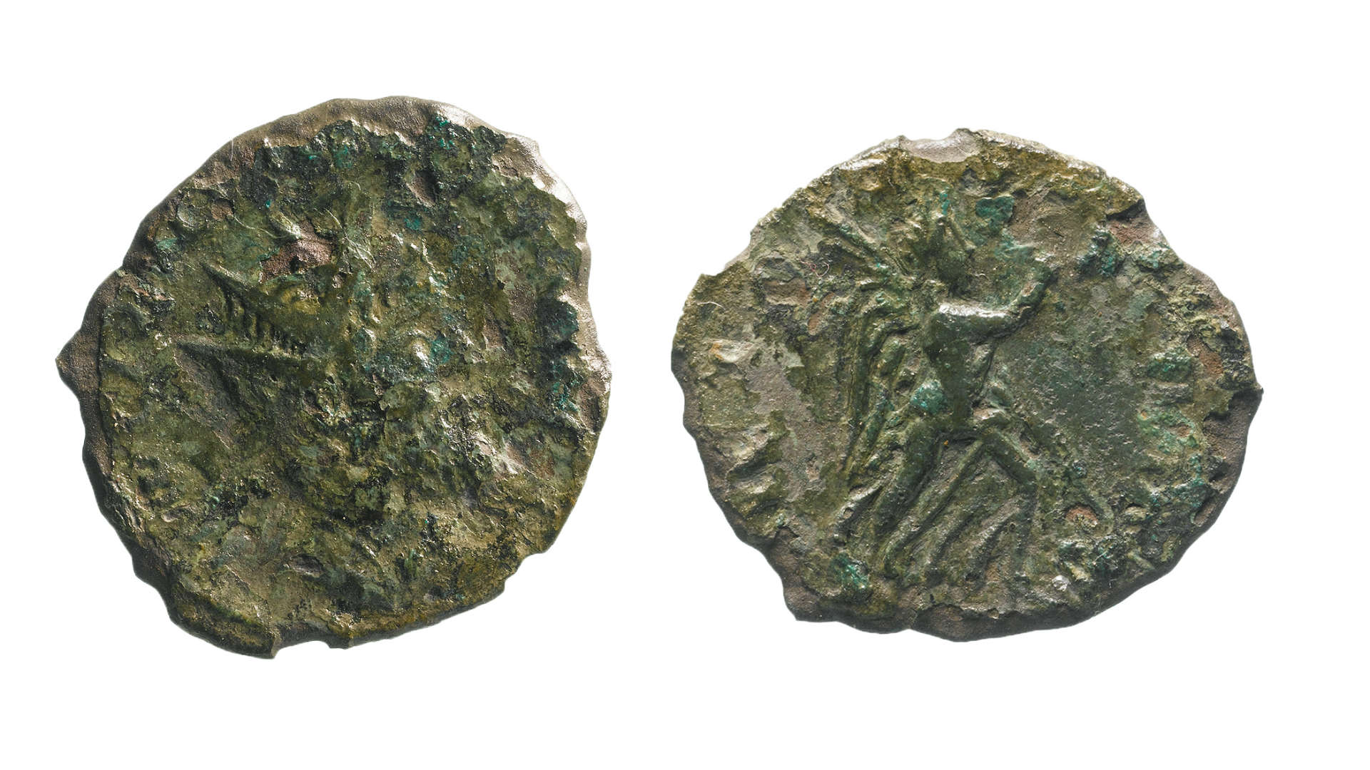 Roman coin found under A14