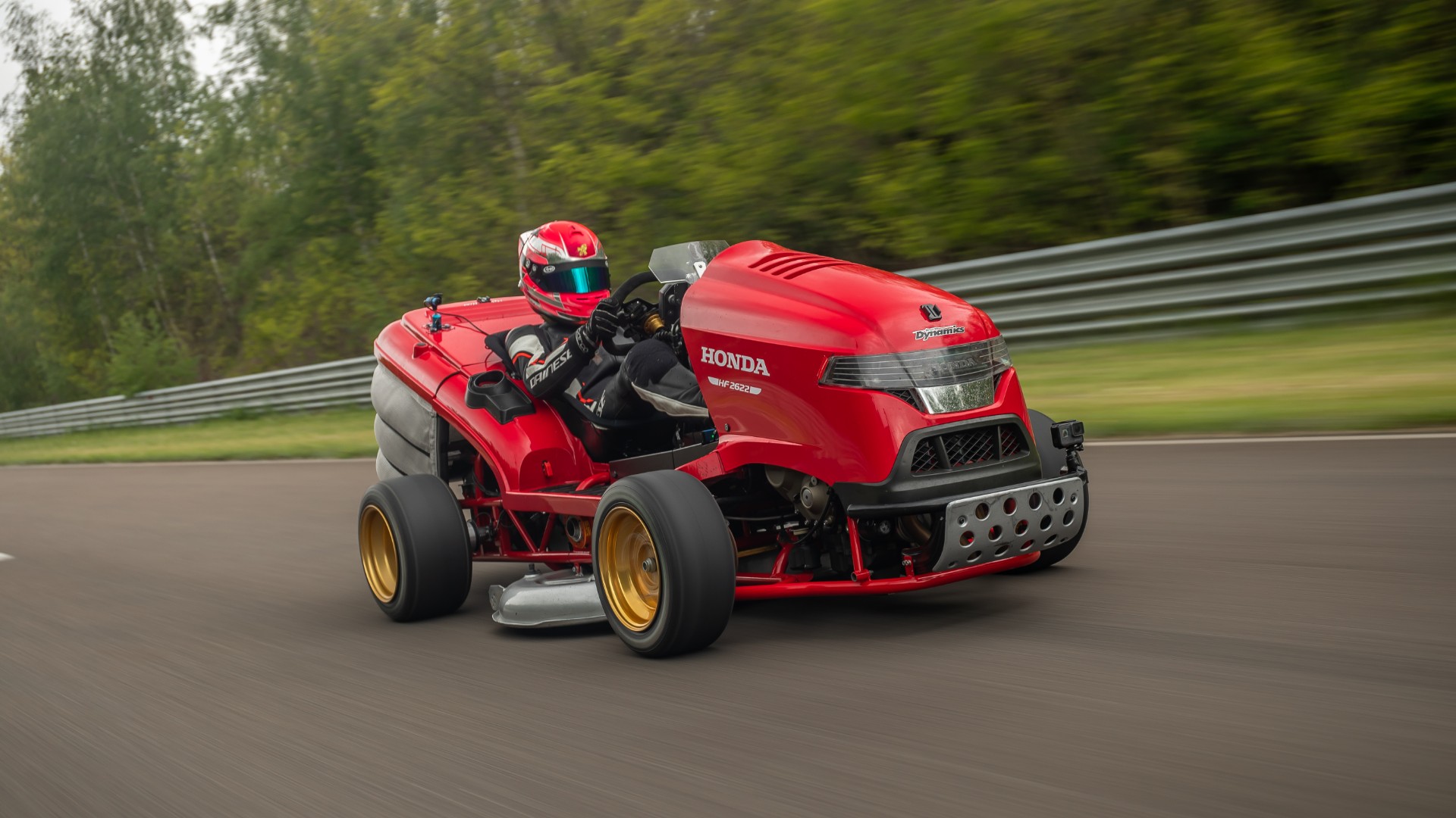 Honda's Mean Mower is the fastest lawnmower in the world