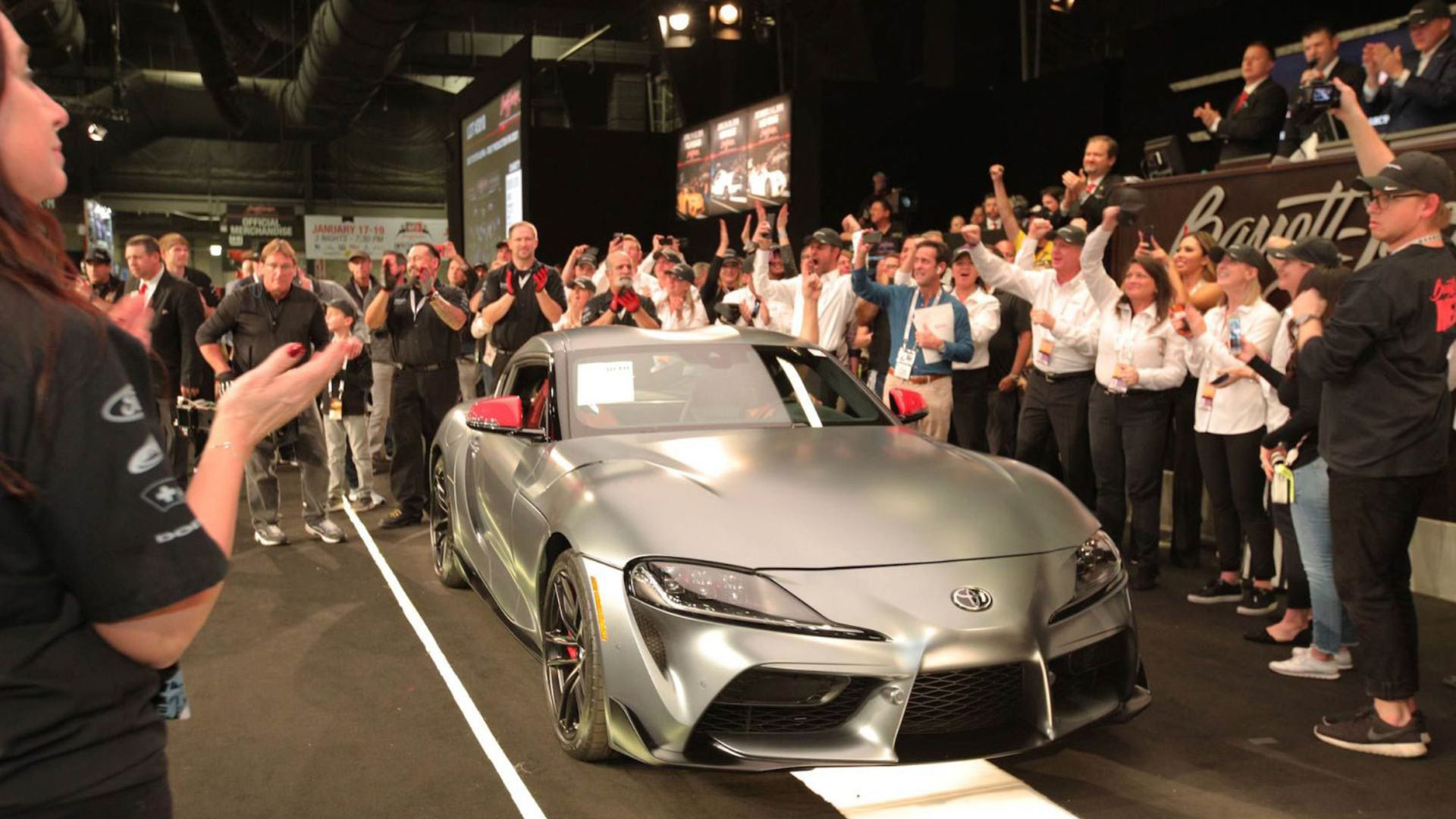 Auction winner collects first 2020 Toyota Supra
