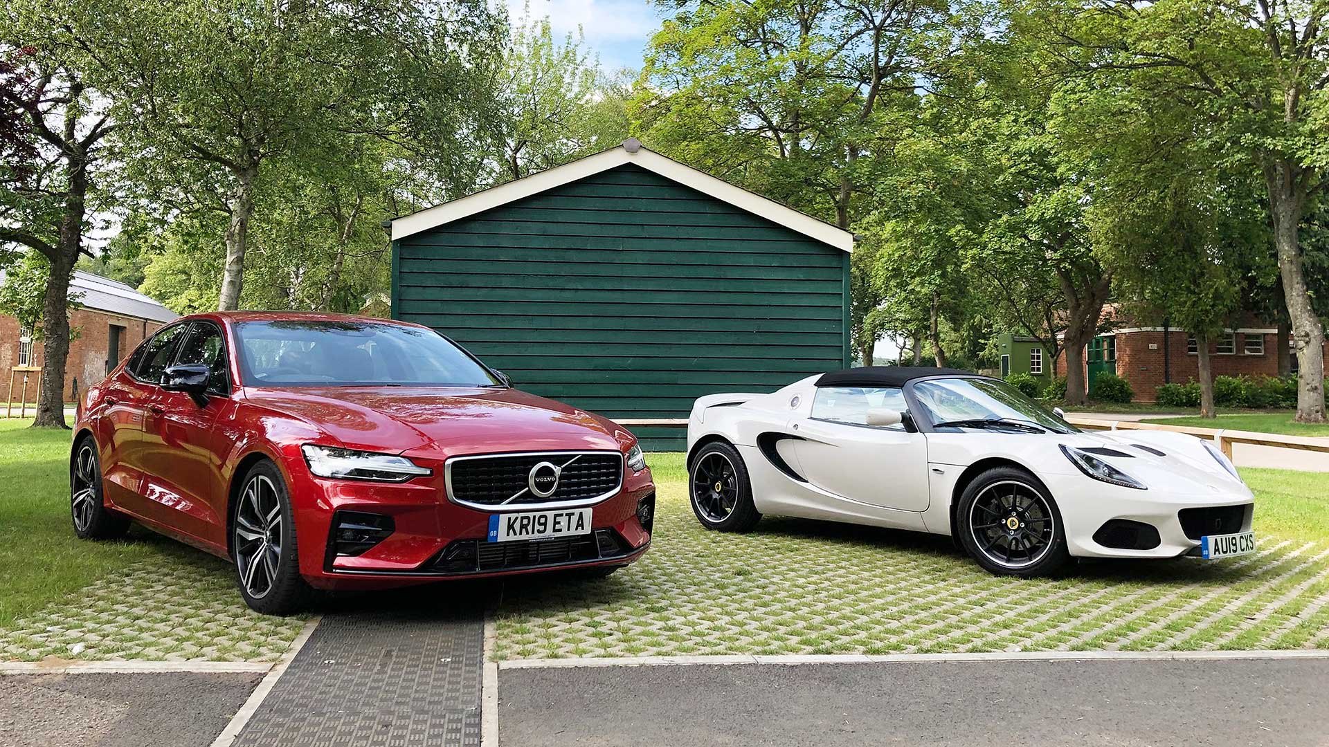 Volvo and Lotus at Bicester Heritage