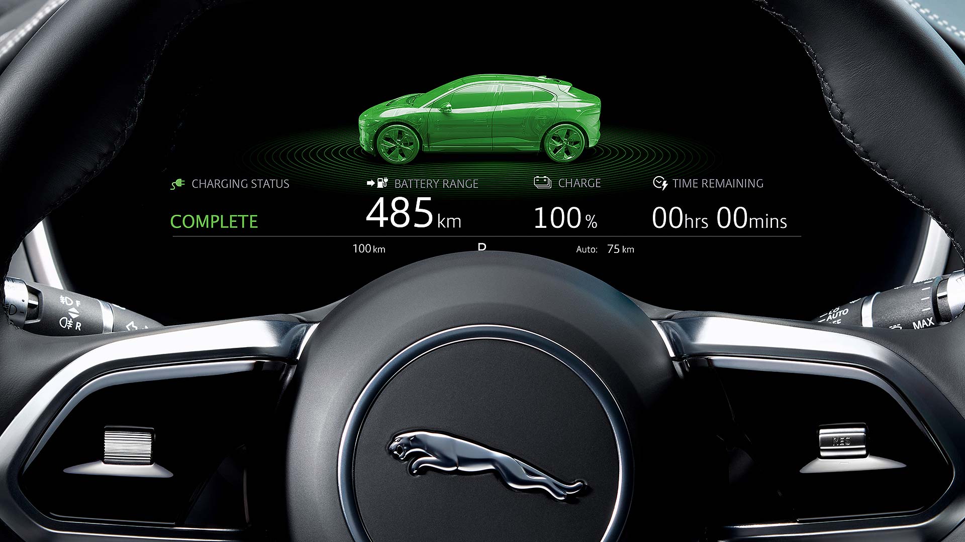 Jaguar I-Pace green icon