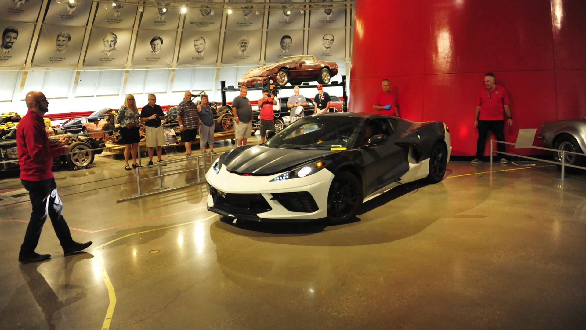 New C8 Corvette at the Corvette Museum