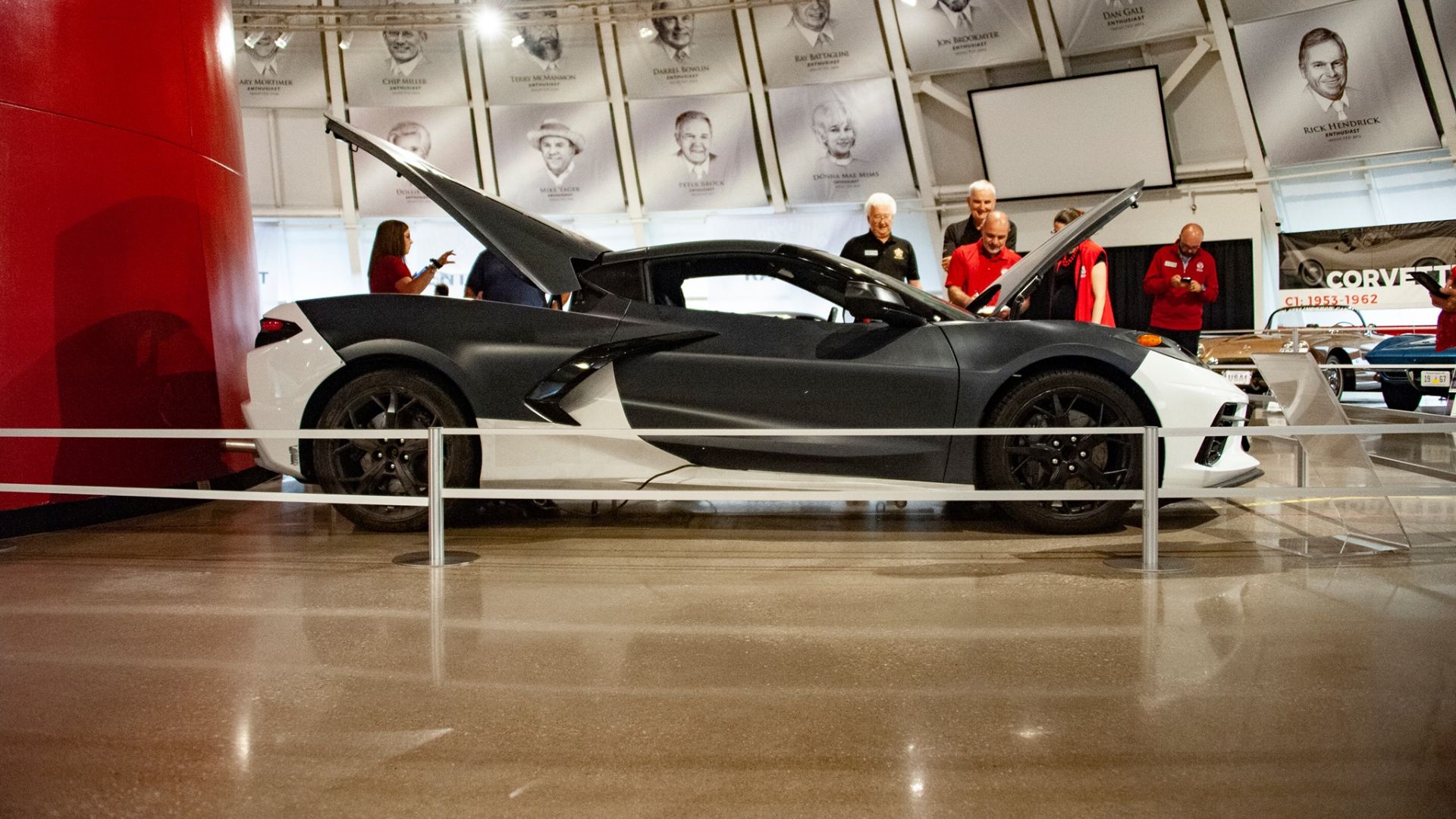 New C8 Corvette at the Corvette Museum