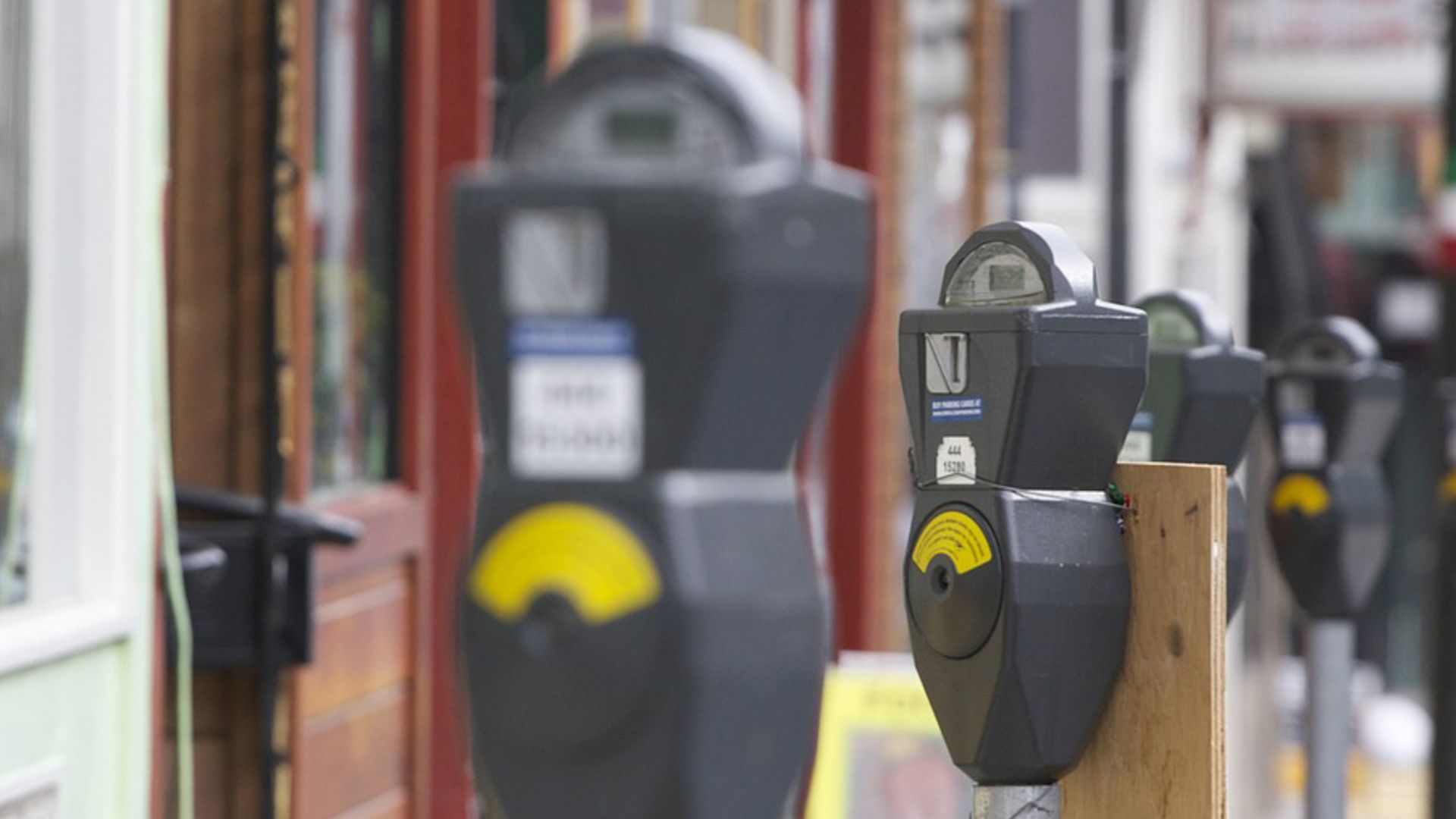 Expensive high-street parking