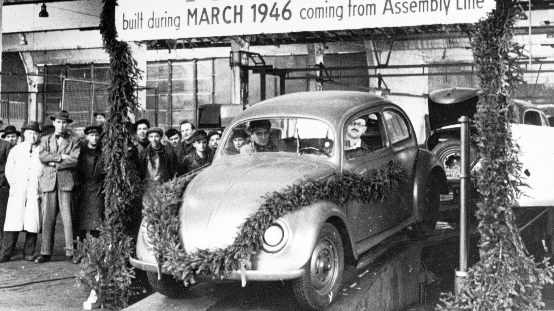 Volkswagen handover to Germany 70 years ago