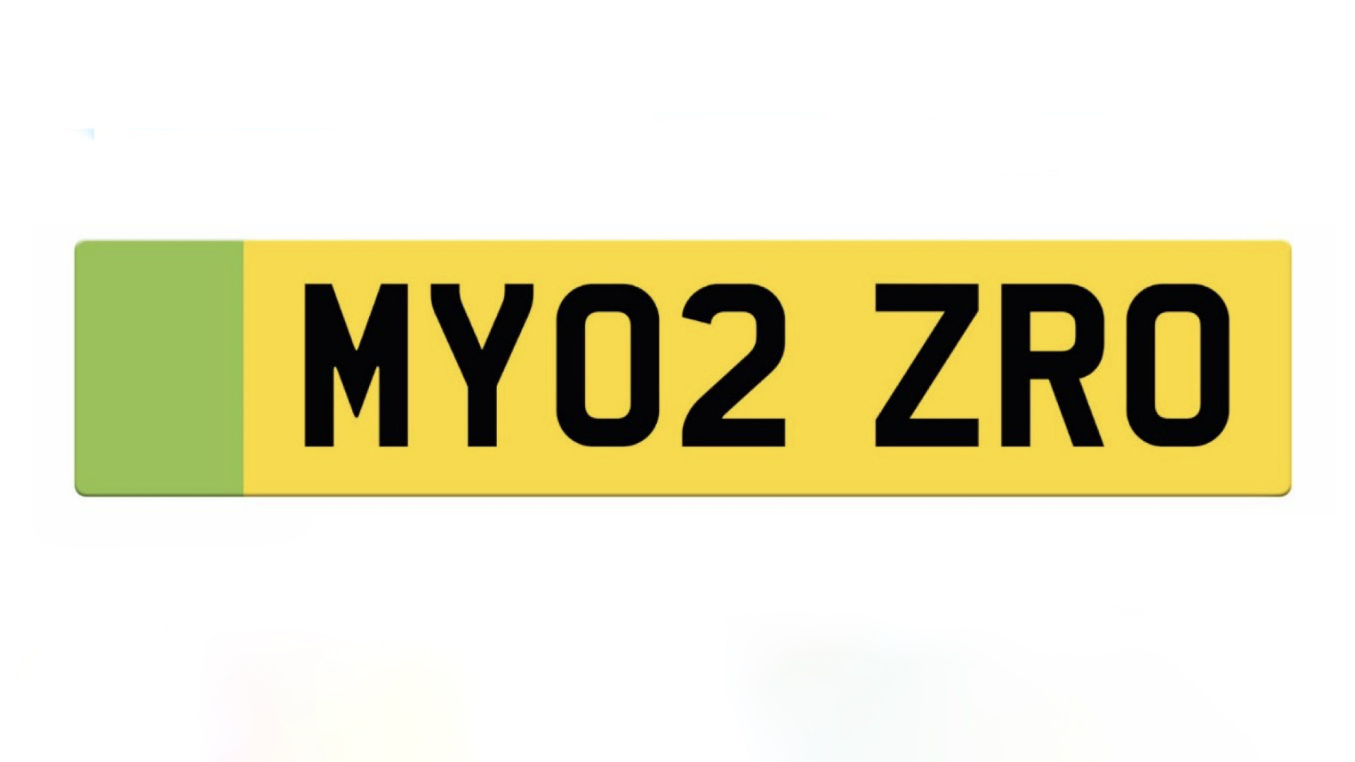 Green number plates opinion