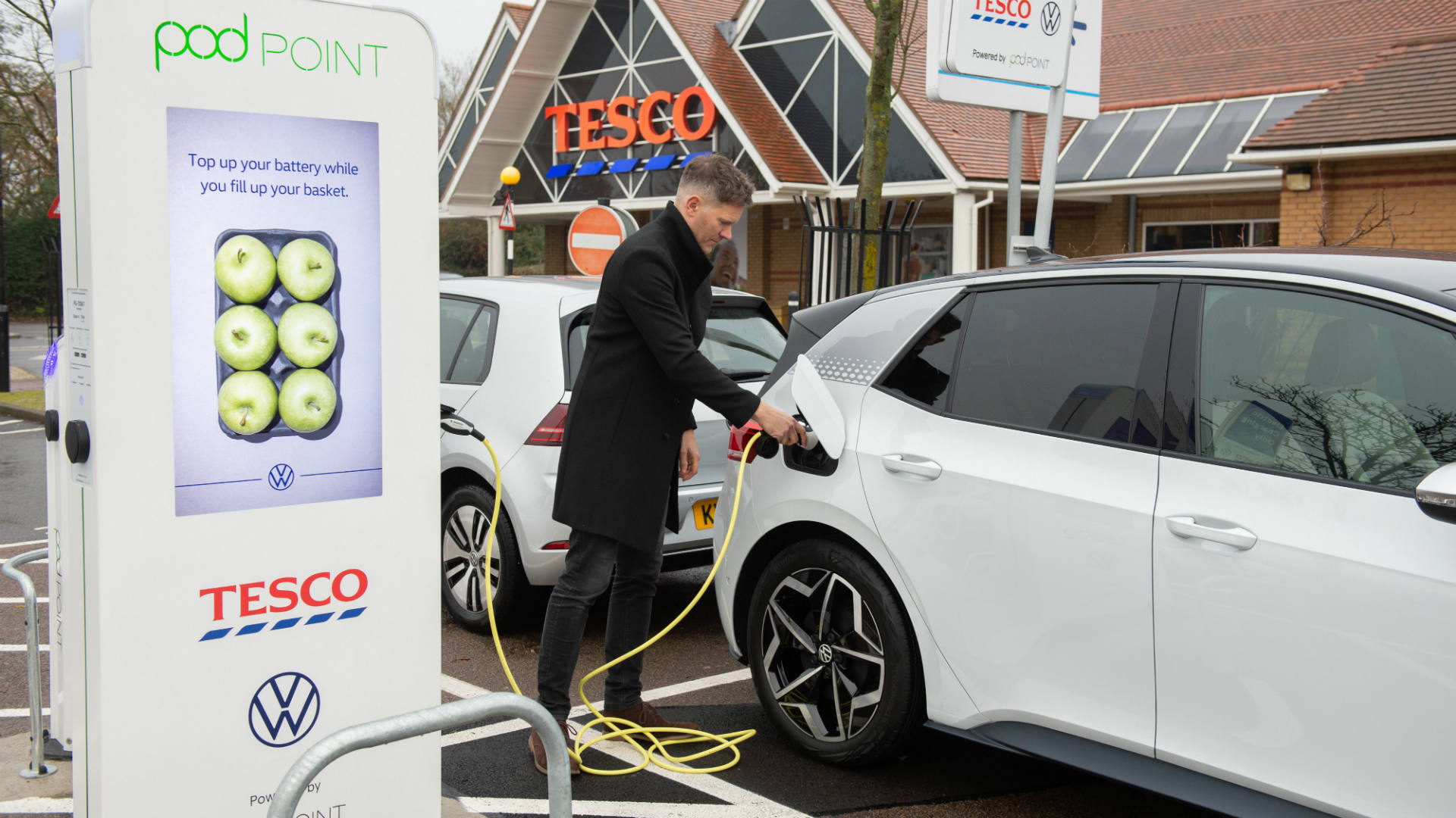 Electric charging at Tesco