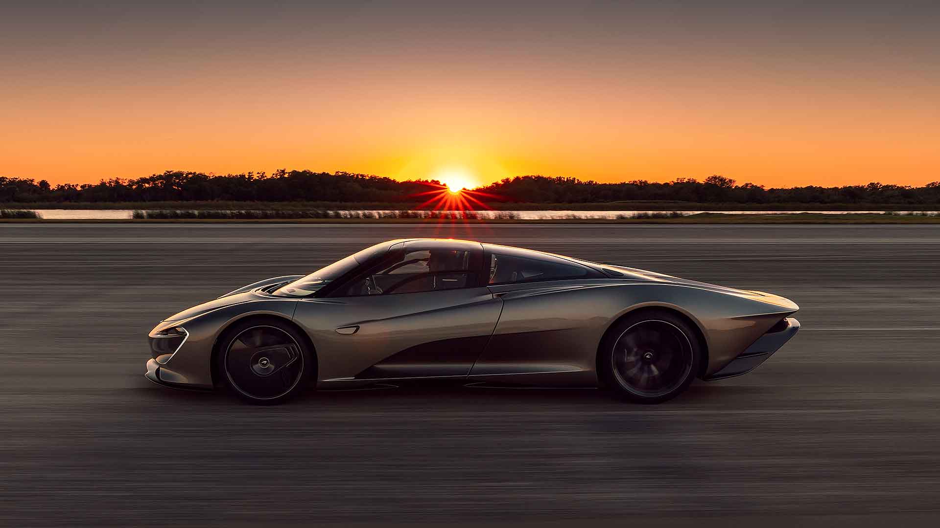 McLaren Speedtail during high-speed testing