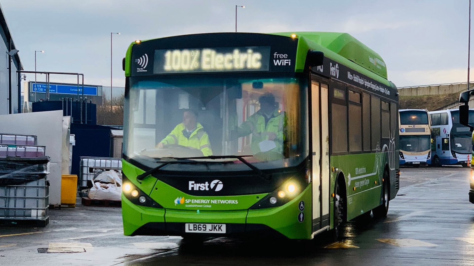 Electric buses come to Glasgow as city aims for zero' emissions
