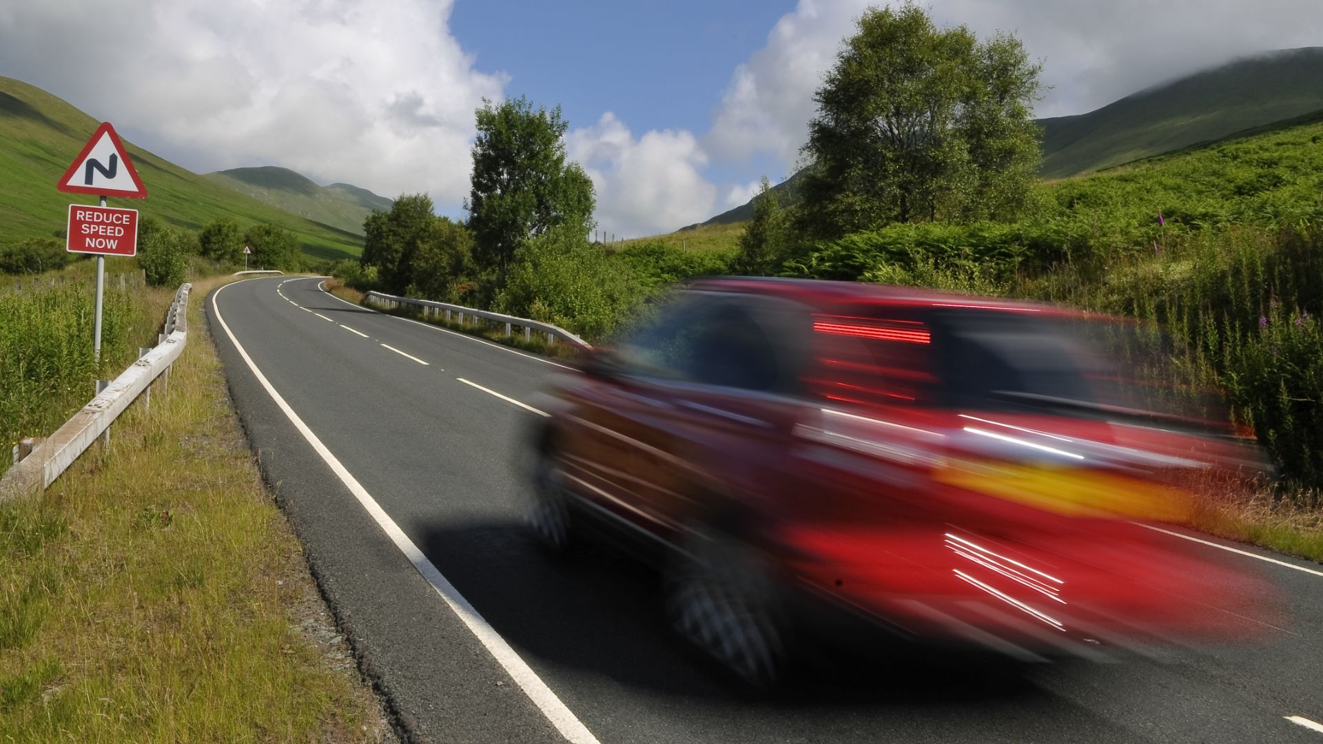 Hotspots for speeding in the UK
