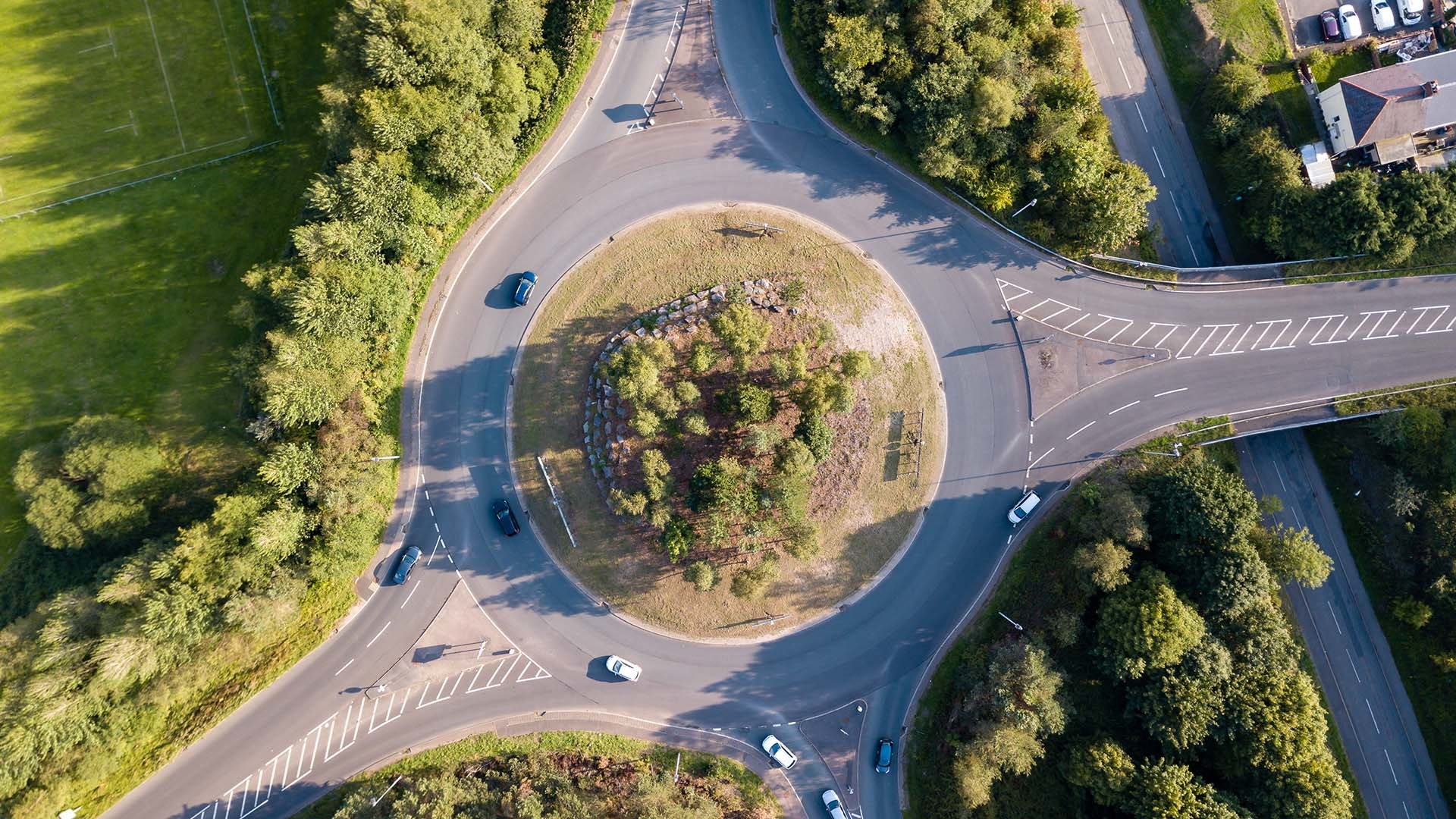 Roundabouts good for your health