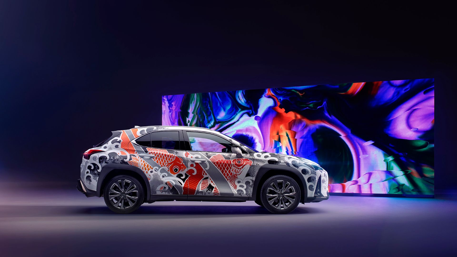 Lexus UX is the world's first tattooed car