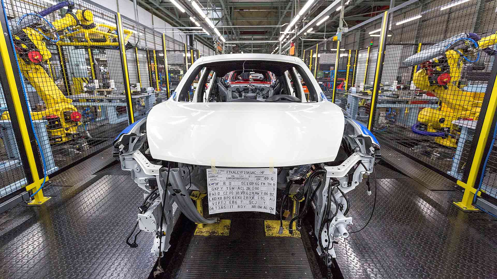 Nissan Juke car production in Sunderland