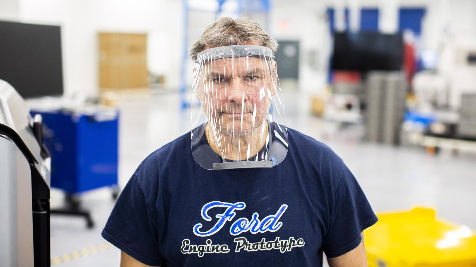 Ford parts in PPE manufacturing