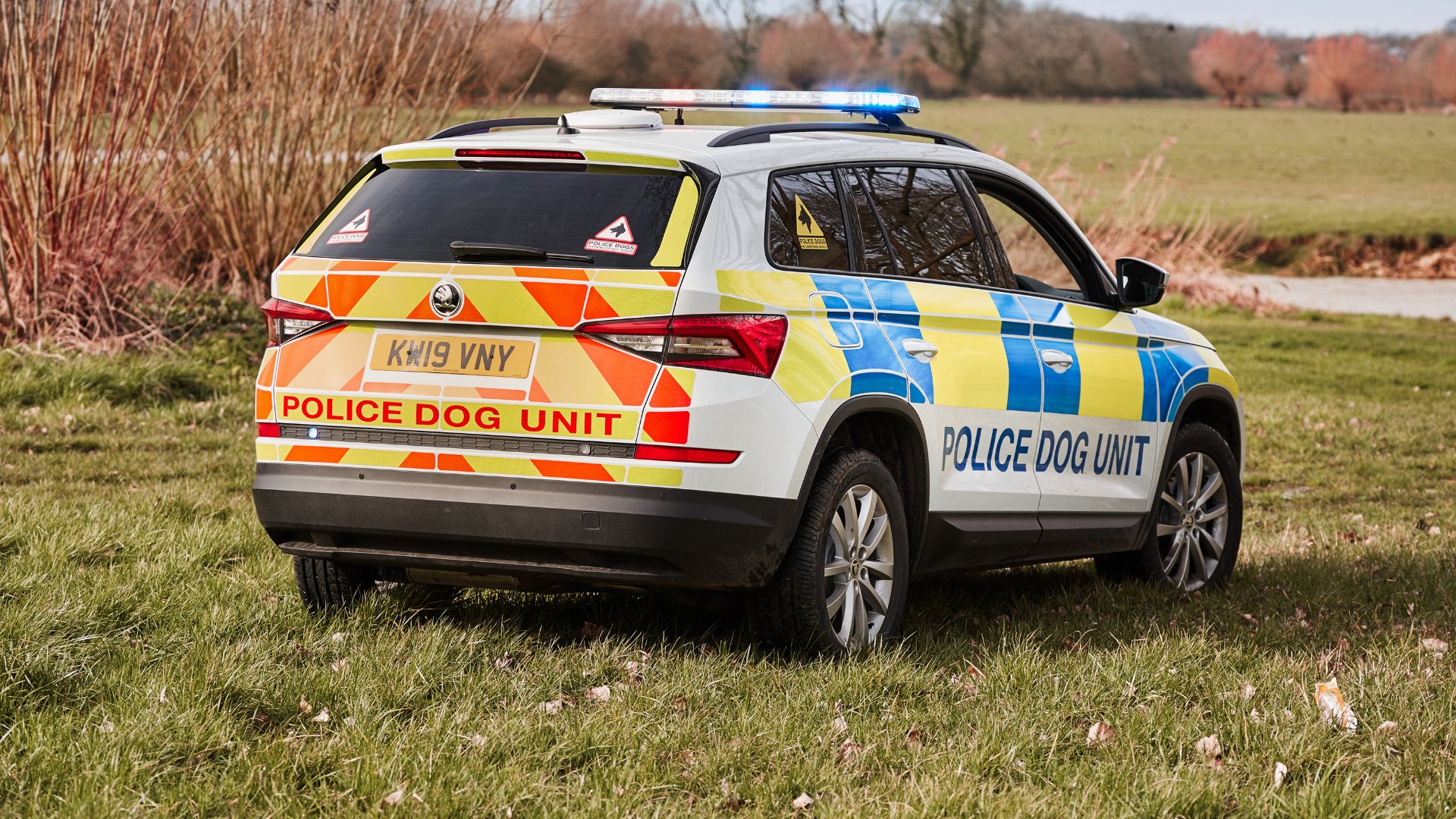 Skoda Kodiaq joins police dog fleet