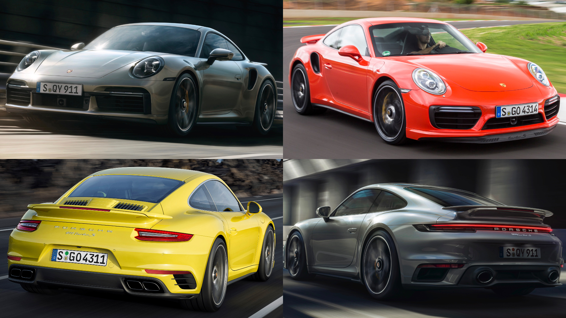 Spot the difference: new vs. old Porsche 911 Turbo