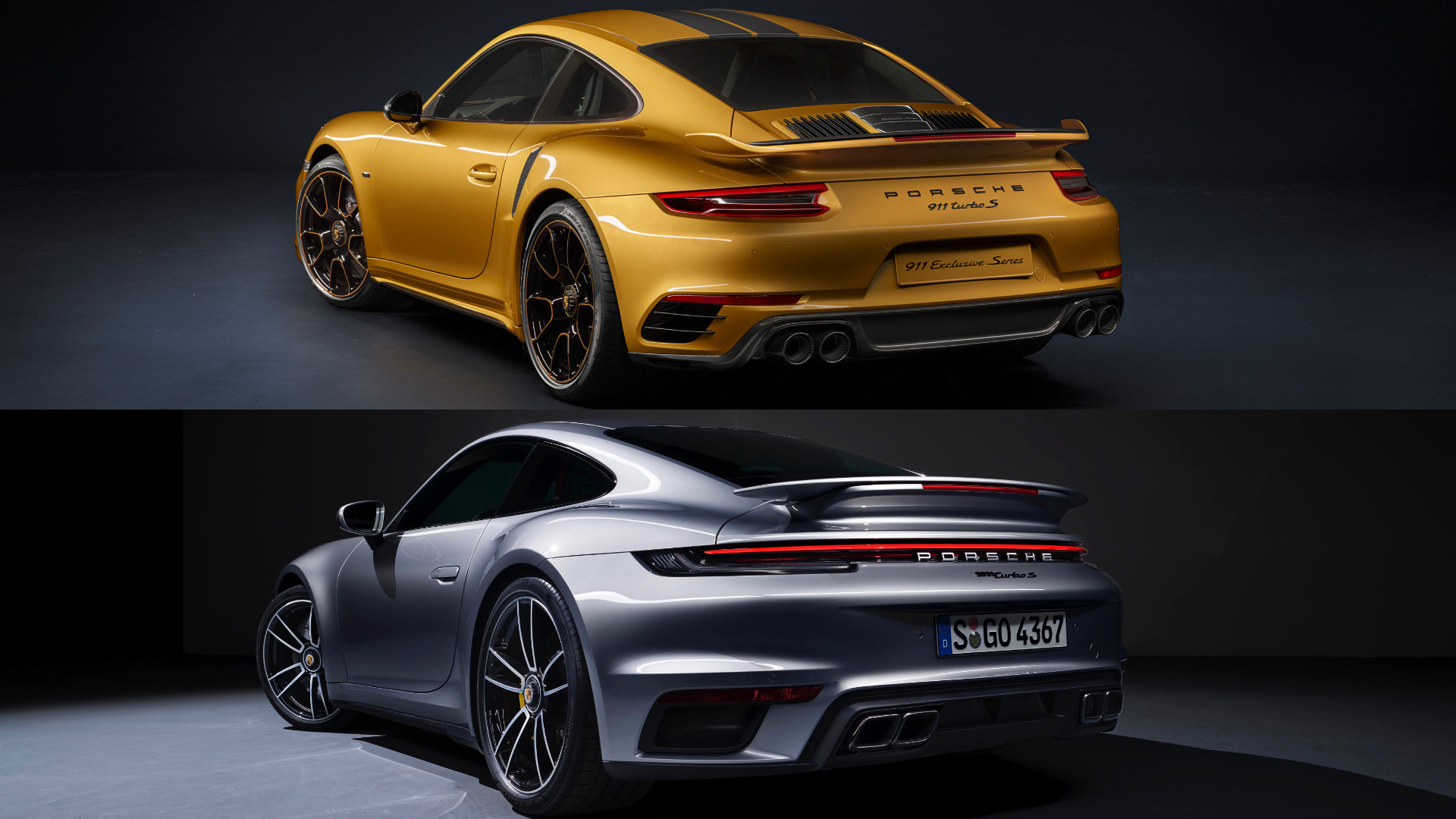 Spot the difference: new vs. old Porsche 911 Turbo