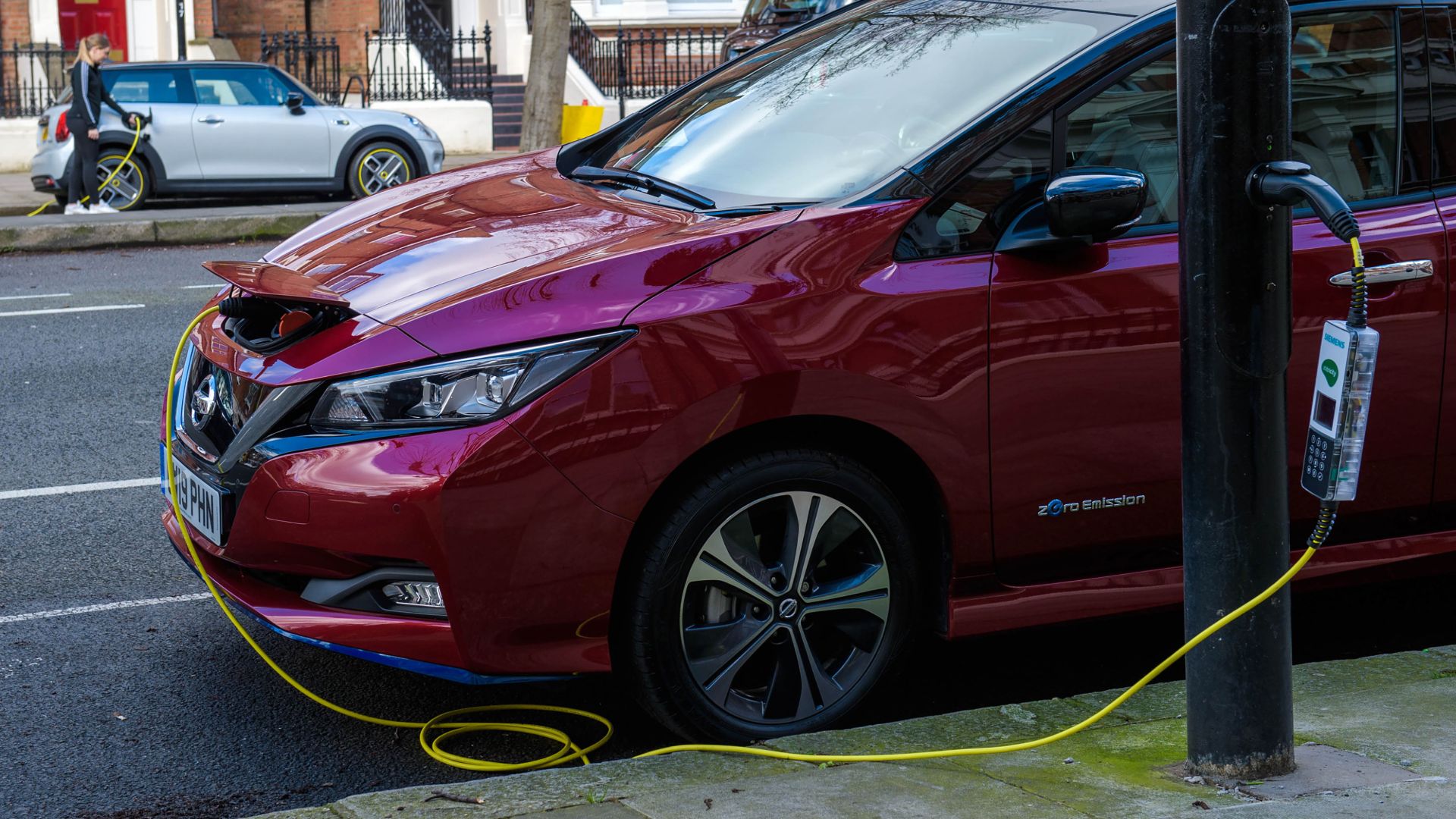 'Electric avenue' opens in london with full street lamp car charging conversion