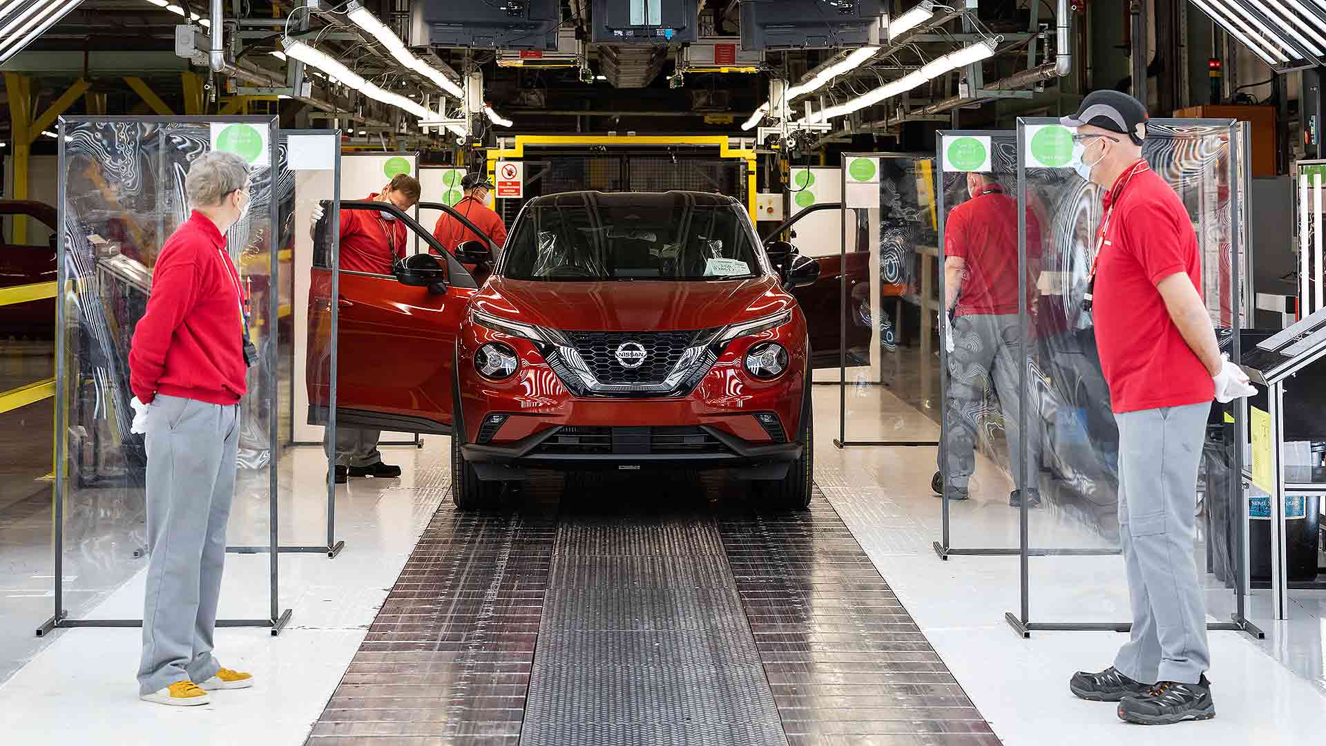 Nissan Motor UK Covid-secure car production