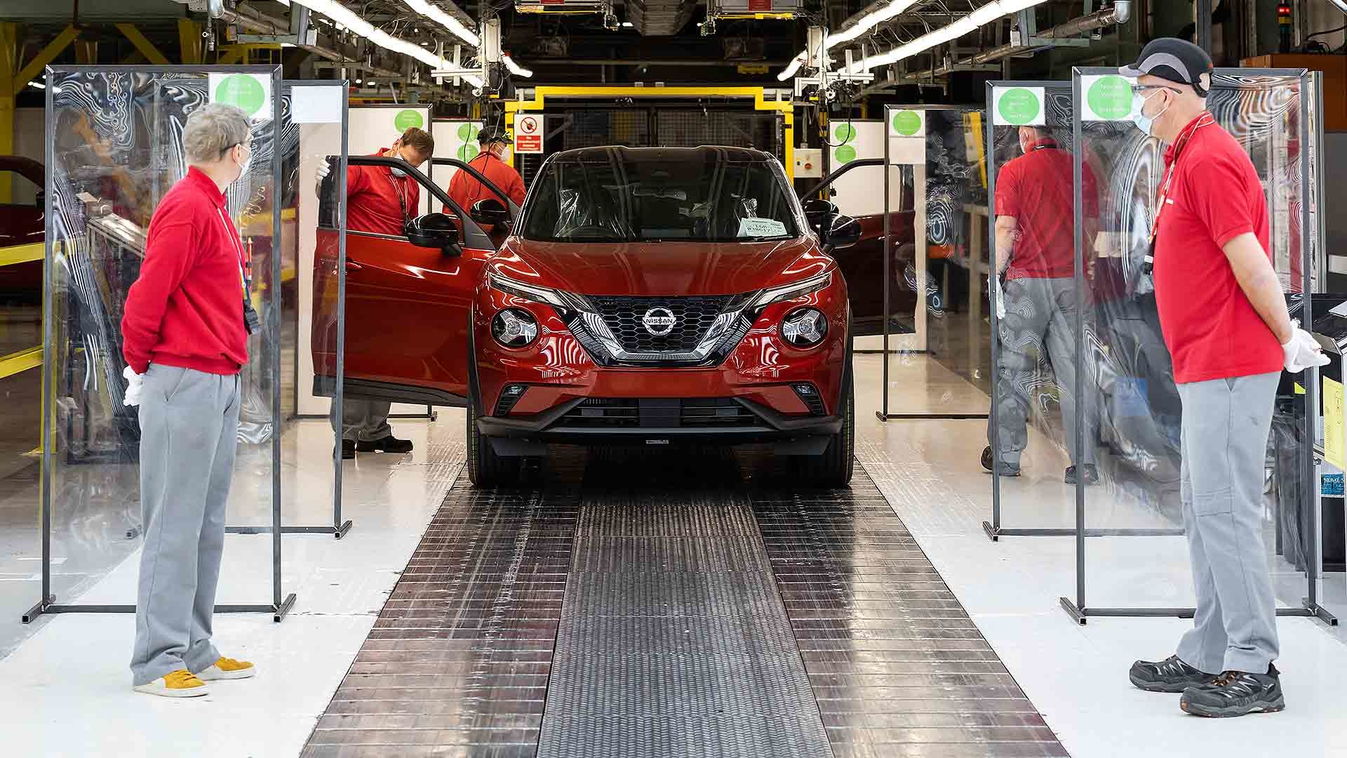 Car production restarts at Nissan Sunderland